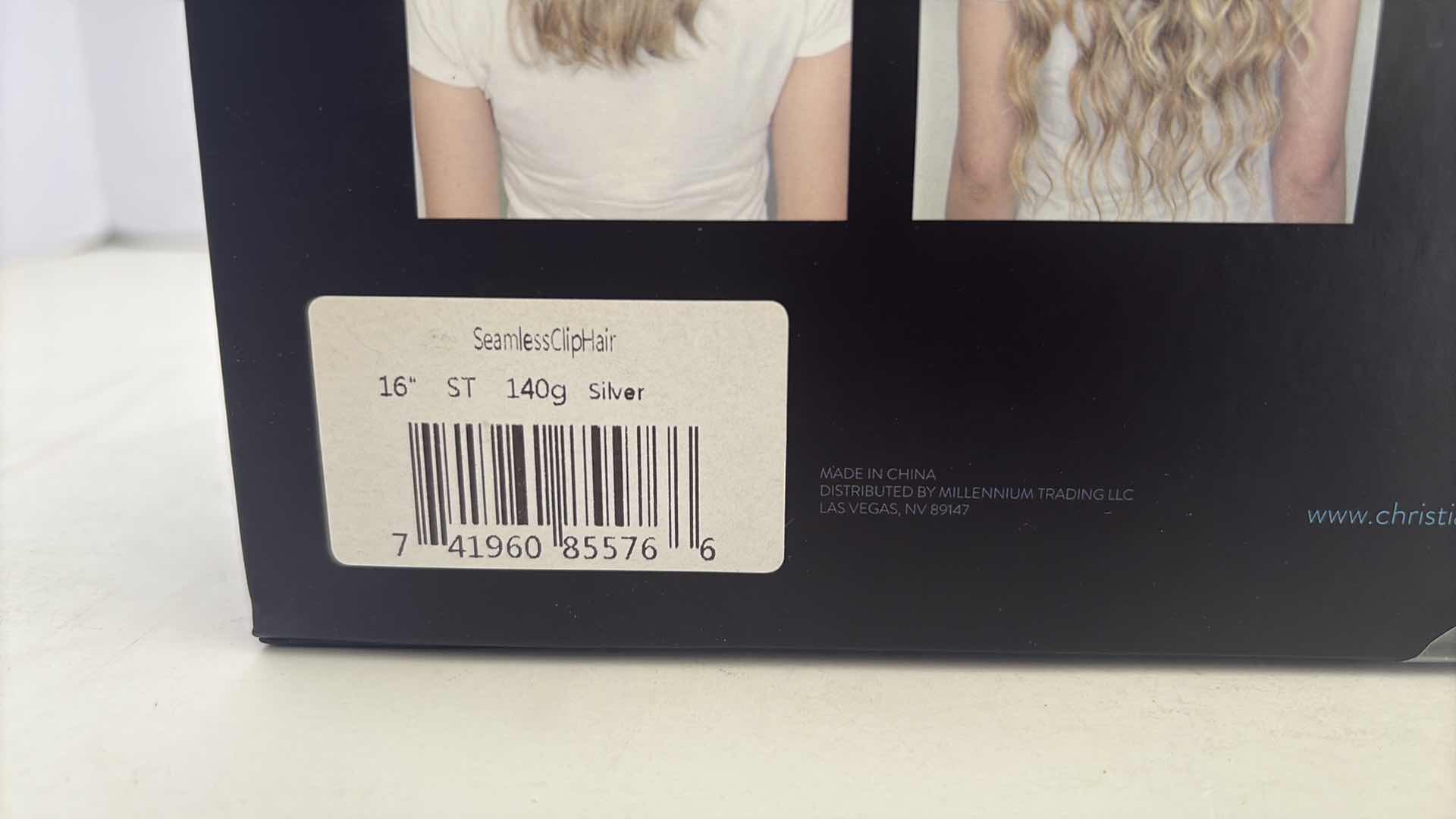 Photo 1 of SALONPRO CHRISTIAN REMY PRO SEAM CLIP IN HAIR EXTENSIONS 16” 140g “SILVER”