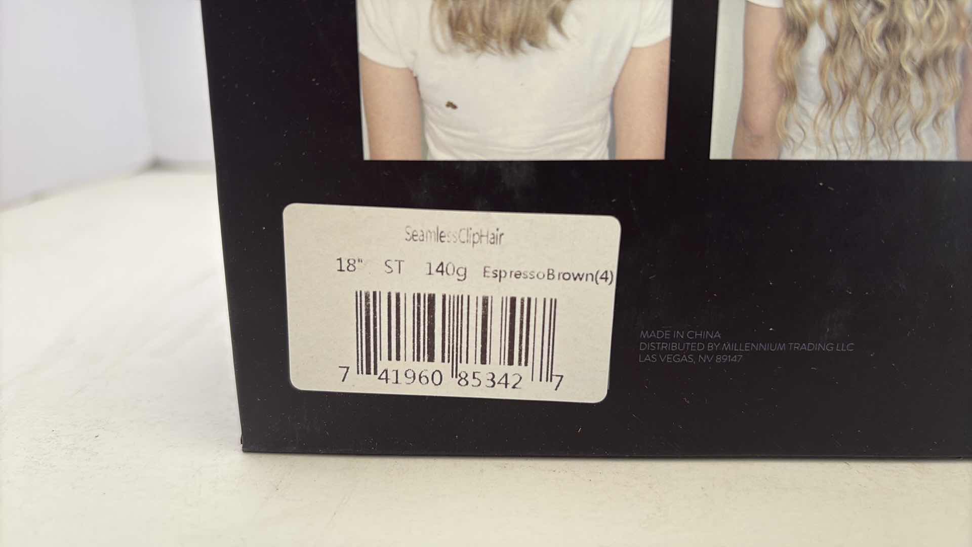 Photo 1 of SALONPRO CHRISTIAN REMY PRO SEAM CLIP IN HAIR EXTENSIONS 18” 140g “ESPRESSO BROWN”