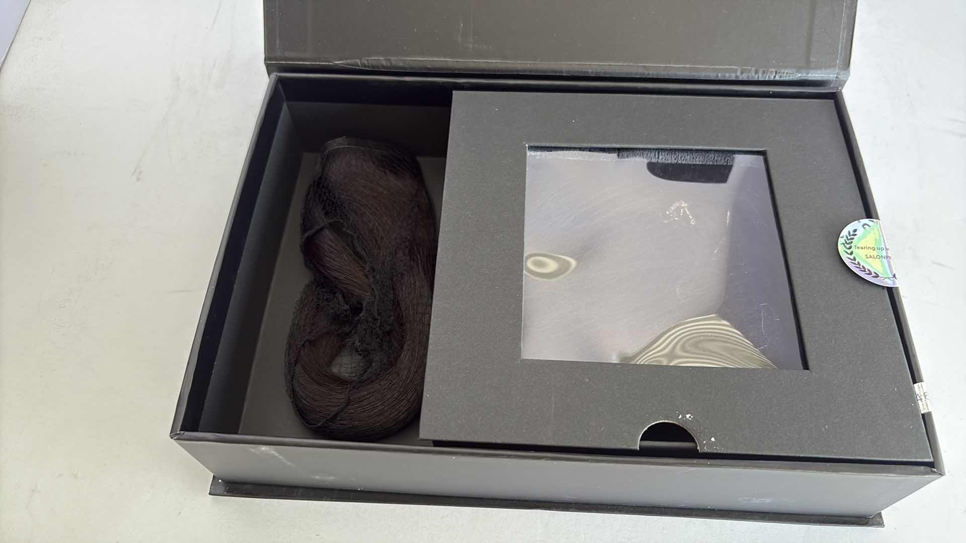 Photo 1 of SALONPRO CHRISTIAN REMY PRO SEAM CLIP IN HAIR EXTENSIONS 20” 180g “ NATURAL BLACK”