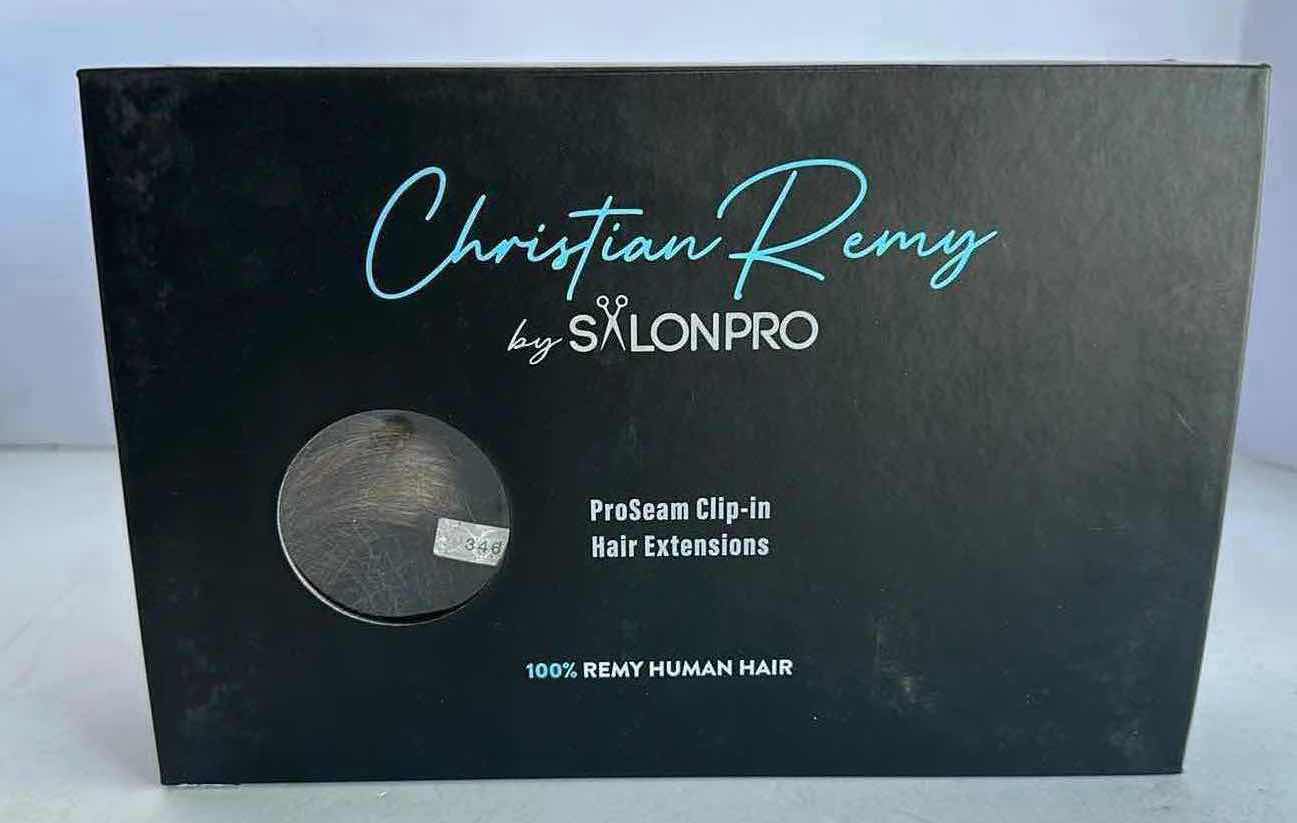 Photo 1 of SALONPRO CHRISTIAN REMY PRO SEAM CLIP IN HAIR EXTENSIONS 20” 180g “COSMO”