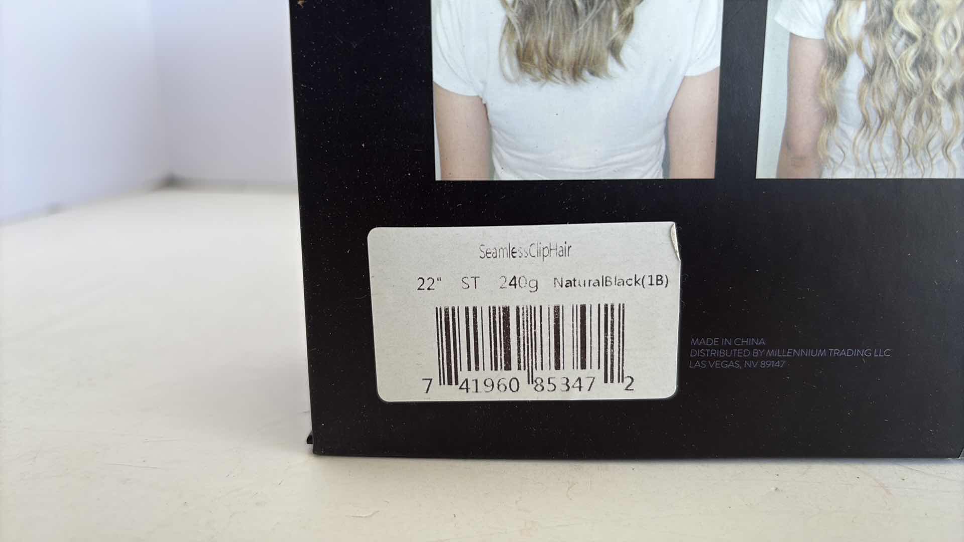 Photo 1 of SALONPRO CHRISTIAN REMY PRO SEAM CLIP IN HAIR EXTENSIONS 22” 240g “NATURAL BLACK”