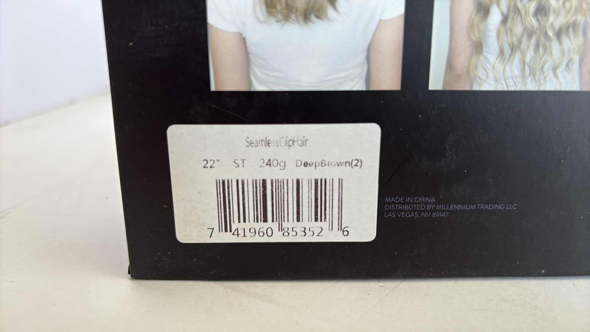 Photo 1 of SALONPRO CHRISTIAN REMY PRO SEAM CLIP IN HAIR EXTENSIONS 22” 240g “DEEP BROWN”