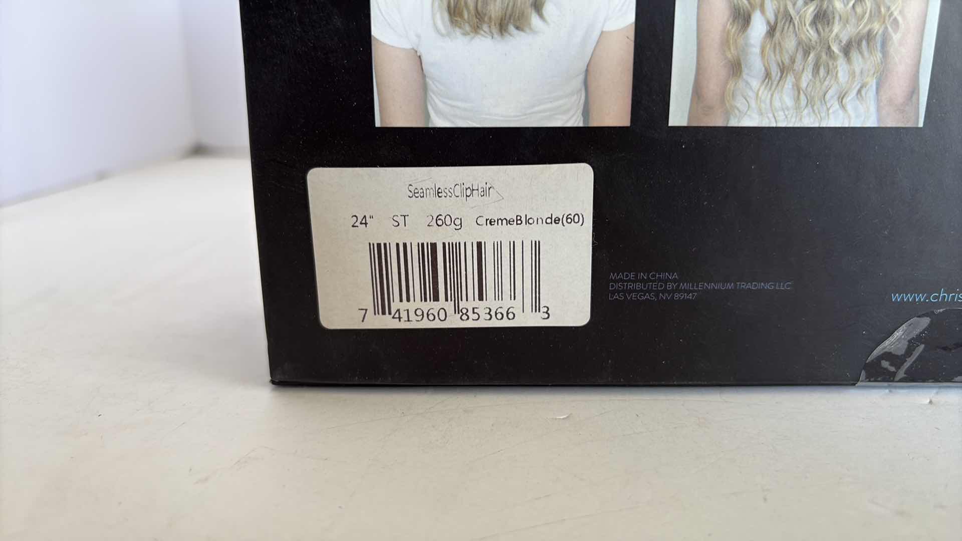 Photo 1 of SALONPRO CHRISTIAN REMY PRO SEAM CLIP IN HAIR EXTENSIONS 24” 260g “CREMEBLONDE”