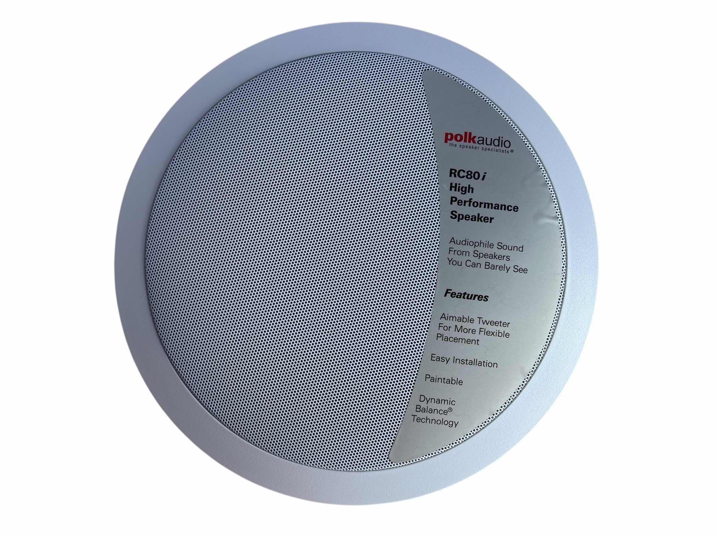 Photo 1 of NEW POLK AUDIO RC80i IN-CEILING SPEAKER  11”