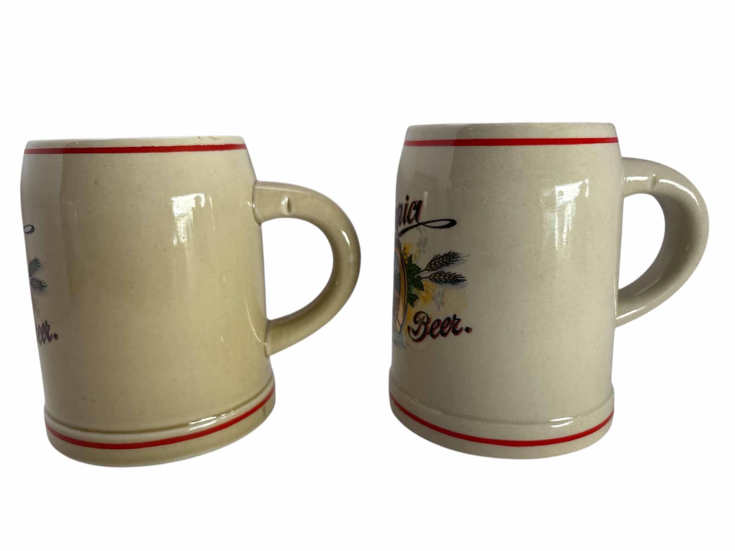 Photo 1 of 2-OLYMPIA BEER STEIN'S H5”