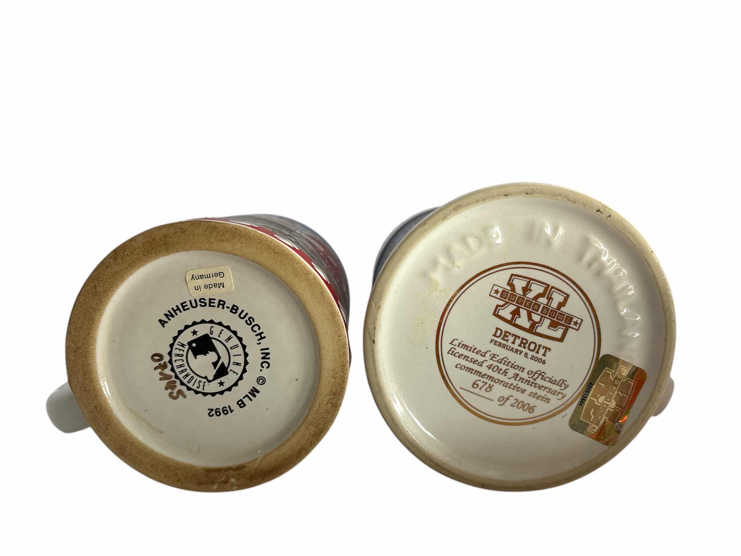 Photo 1 of 2 PCS-COLLECTIBLE SPORTS BEER STEIN