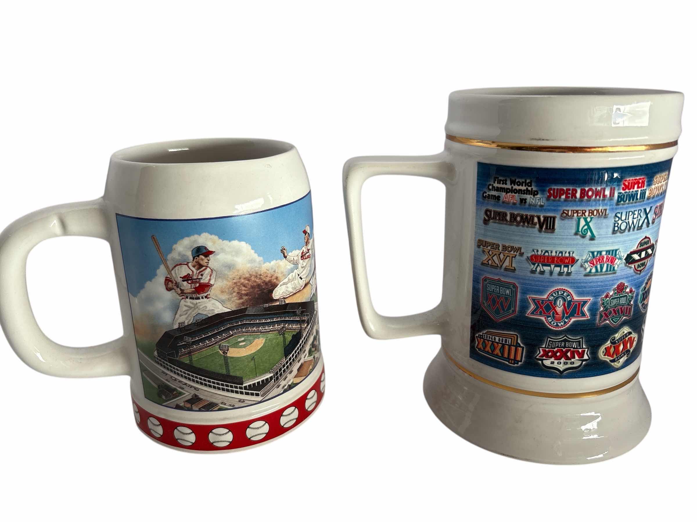 Photo 1 of 2 PCS-COLLECTIBLE SPORTS BEER STEIN
