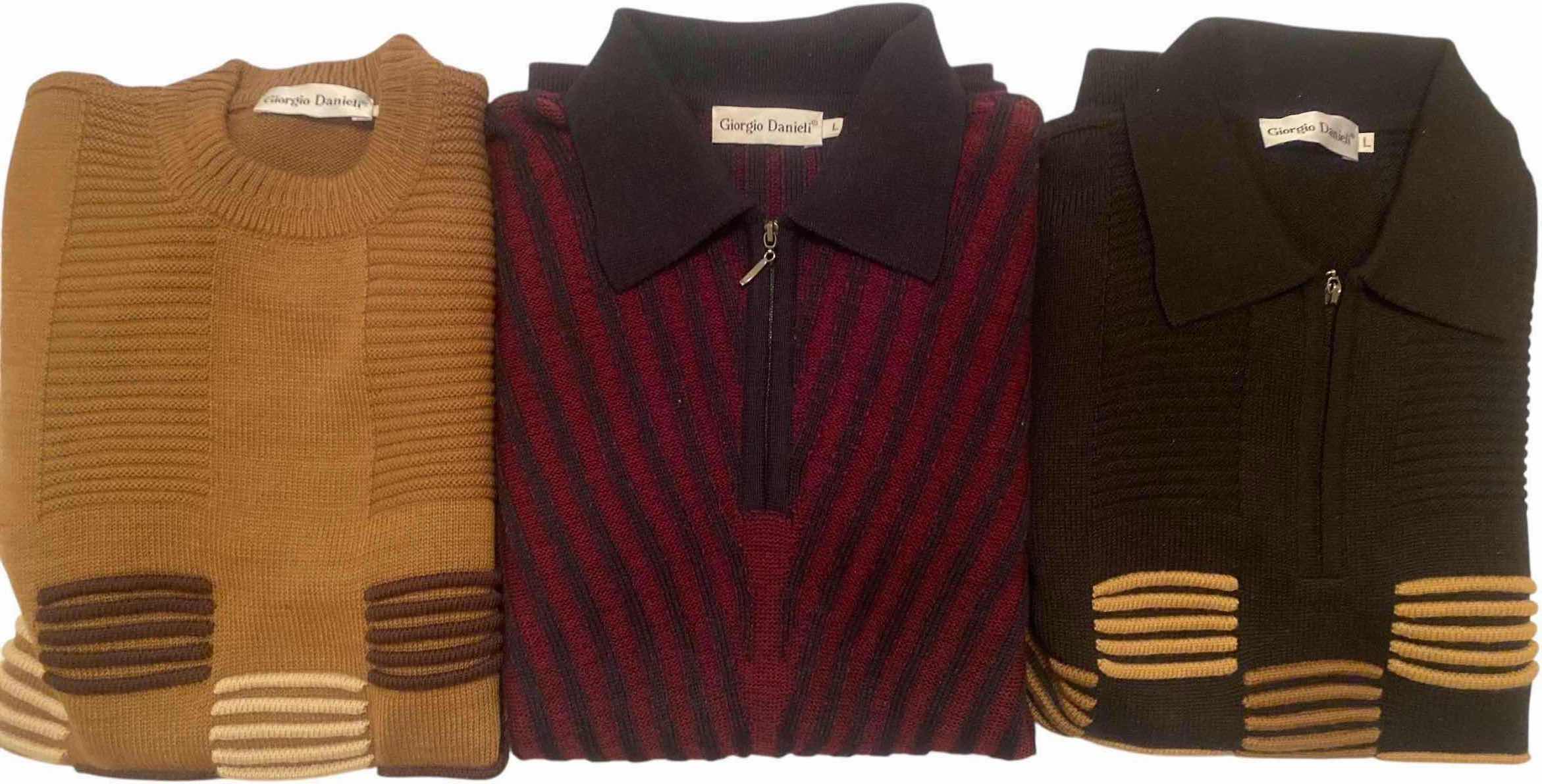 Photo 1 of 3 - GIORGIO DANIELI DESIGNER SWEATERS MENS SIZE LARGE