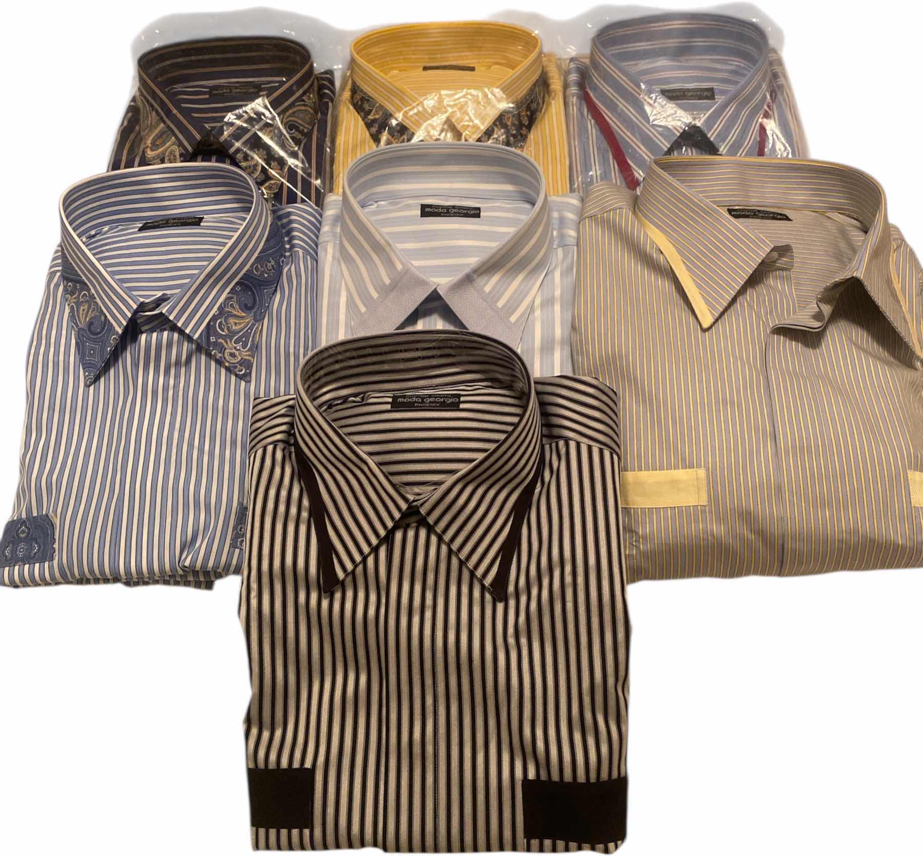 Photo 1 of 7 - NEW MODA GEORGIO CUSTOM SHIRTS EST SIZE XL