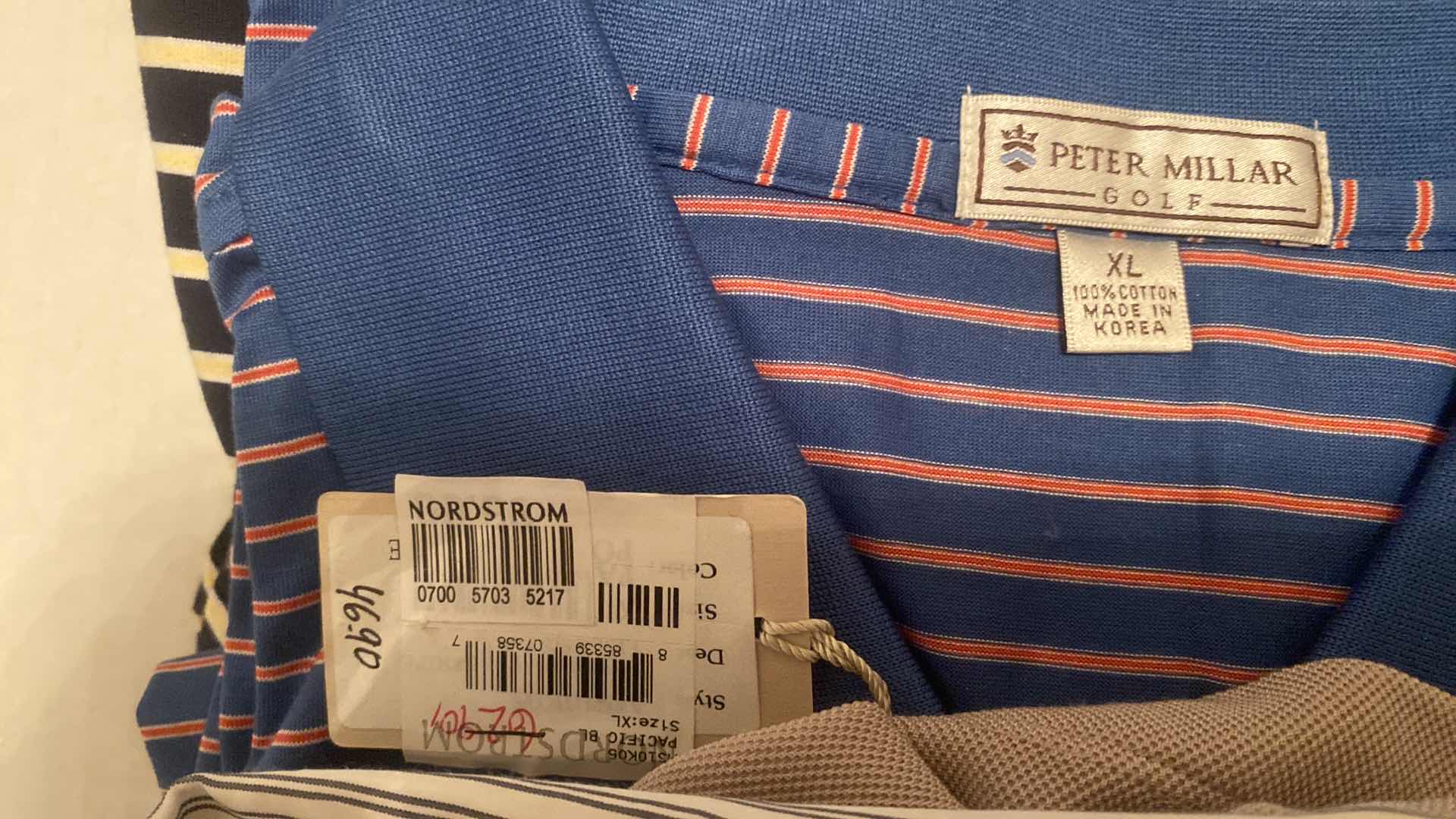 Photo 1 of 8 - DESIGNER GOLF SHIRTS MENS SIZE XL ( 7 WITH TAGS)