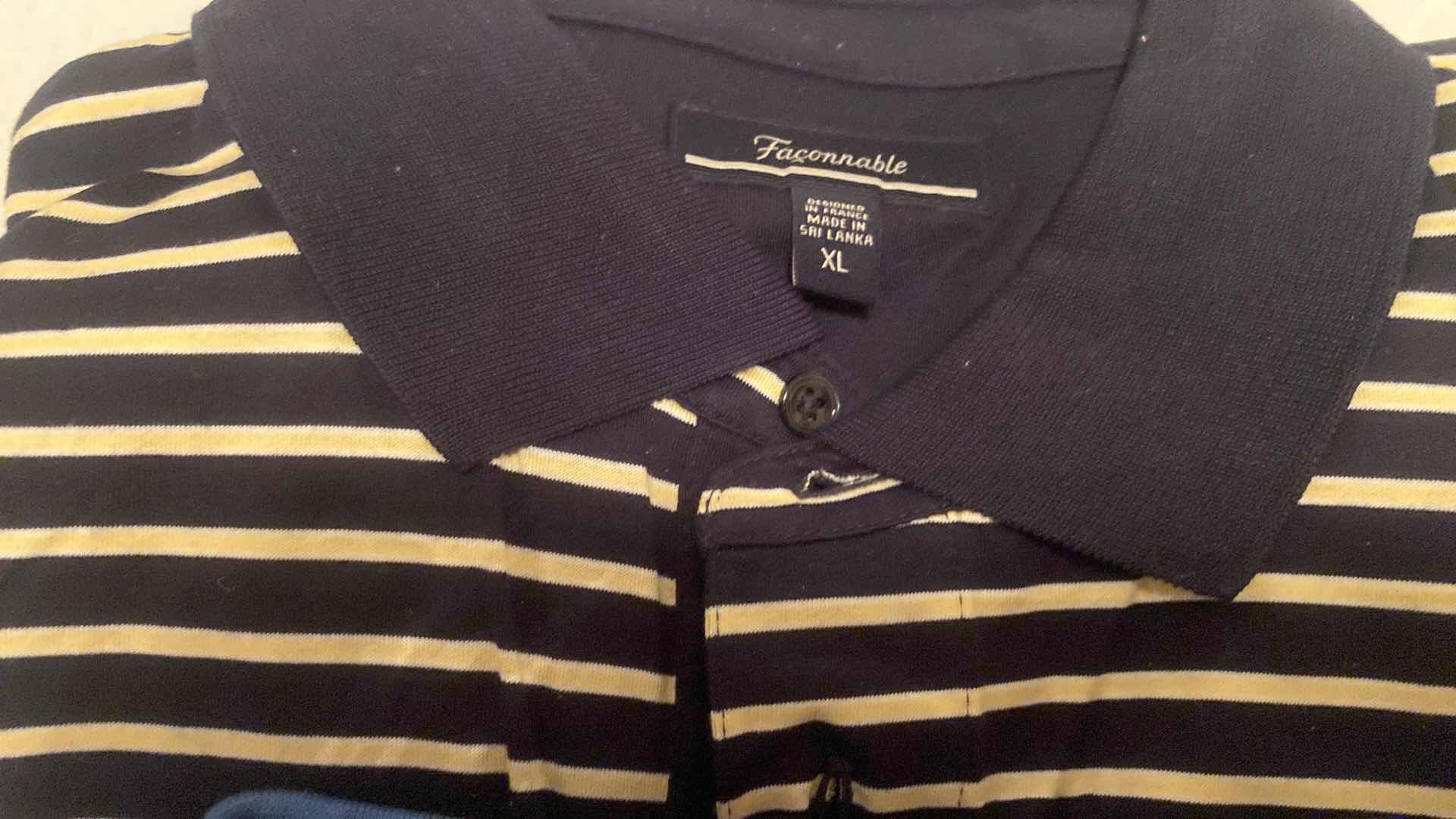 Photo 1 of 8 - DESIGNER GOLF SHIRTS MENS SIZE XL ( 7 WITH TAGS)