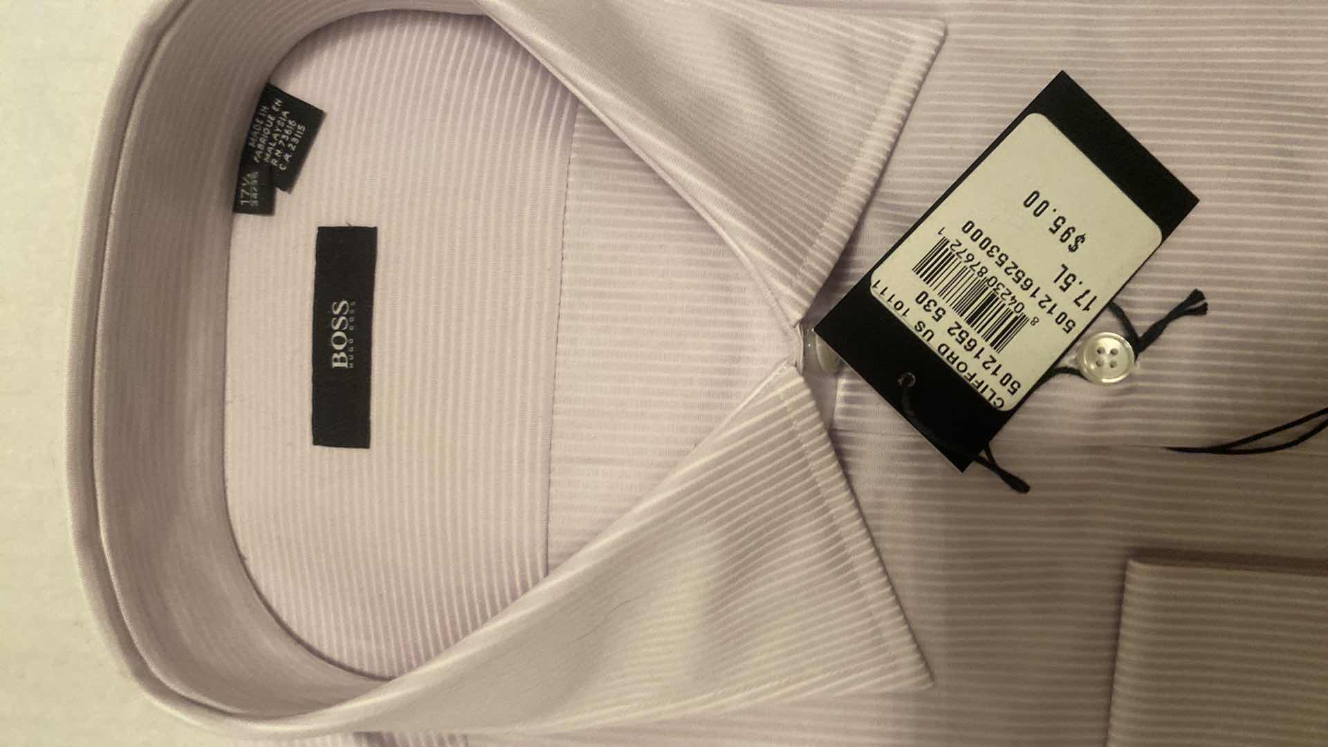 Photo 1 of 10-  DESIGNER LONG SLEEVE DRESS SHIRTS SIZE  17 & X LARGE (SOME WITH TAGS)