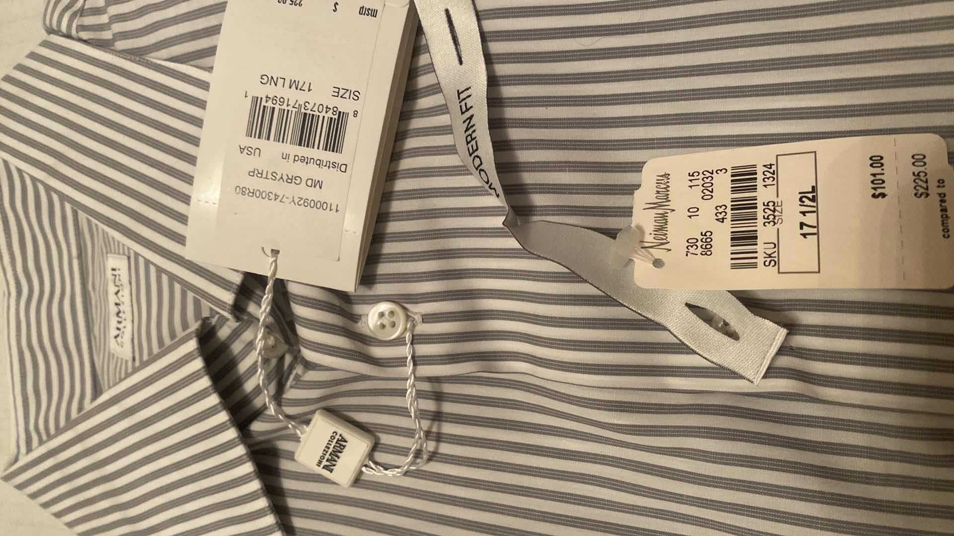 Photo 1 of 7 - DESIGNER LONG SLEEVE DRESS SHIRTS SIZE  17 & X LARGE (SOME WITH TAGS)