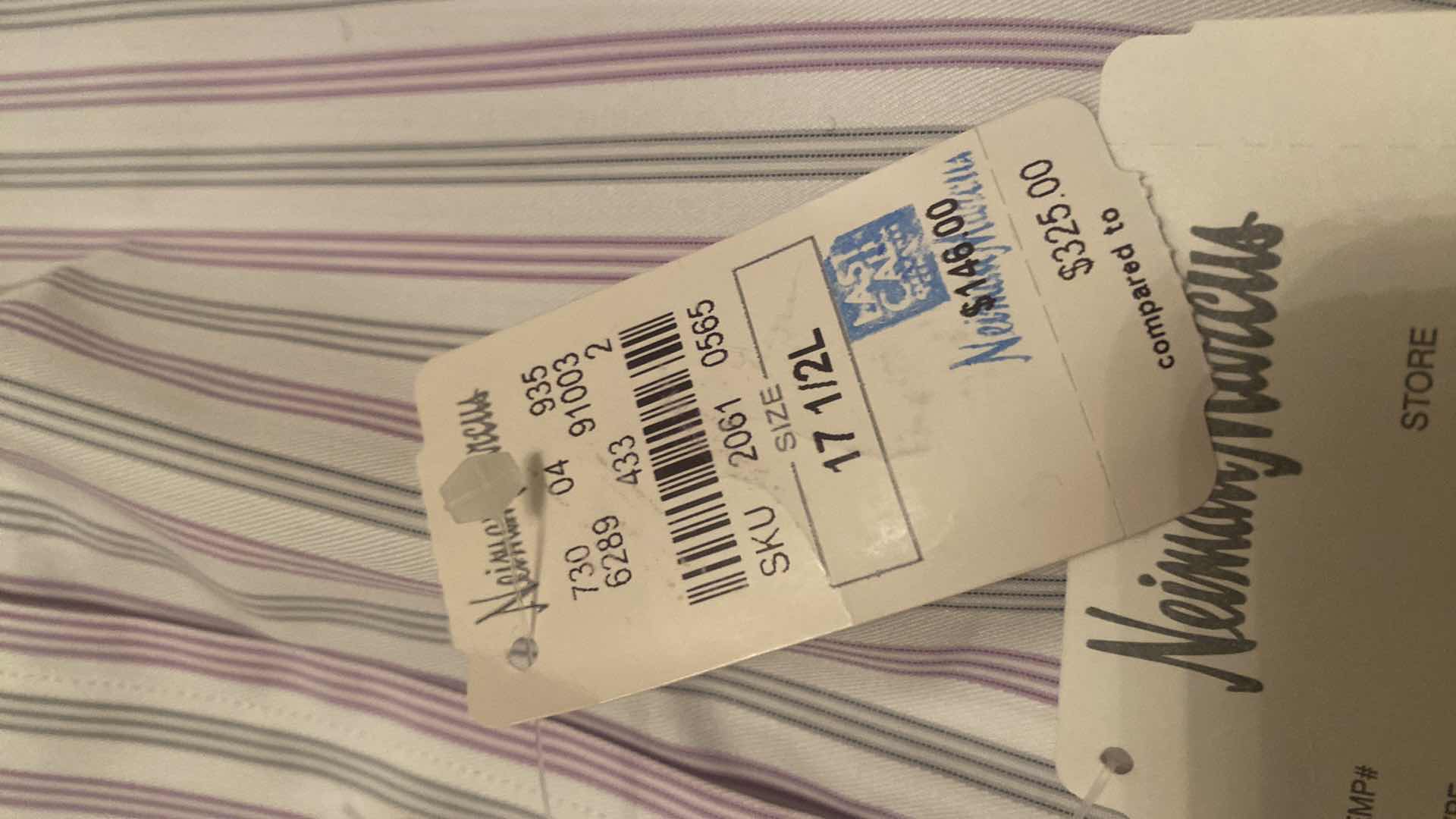 Photo 1 of 7 - DESIGNER LONG SLEEVE DRESS SHIRTS SIZE  17 & X LARGE (SOME WITH TAGS)