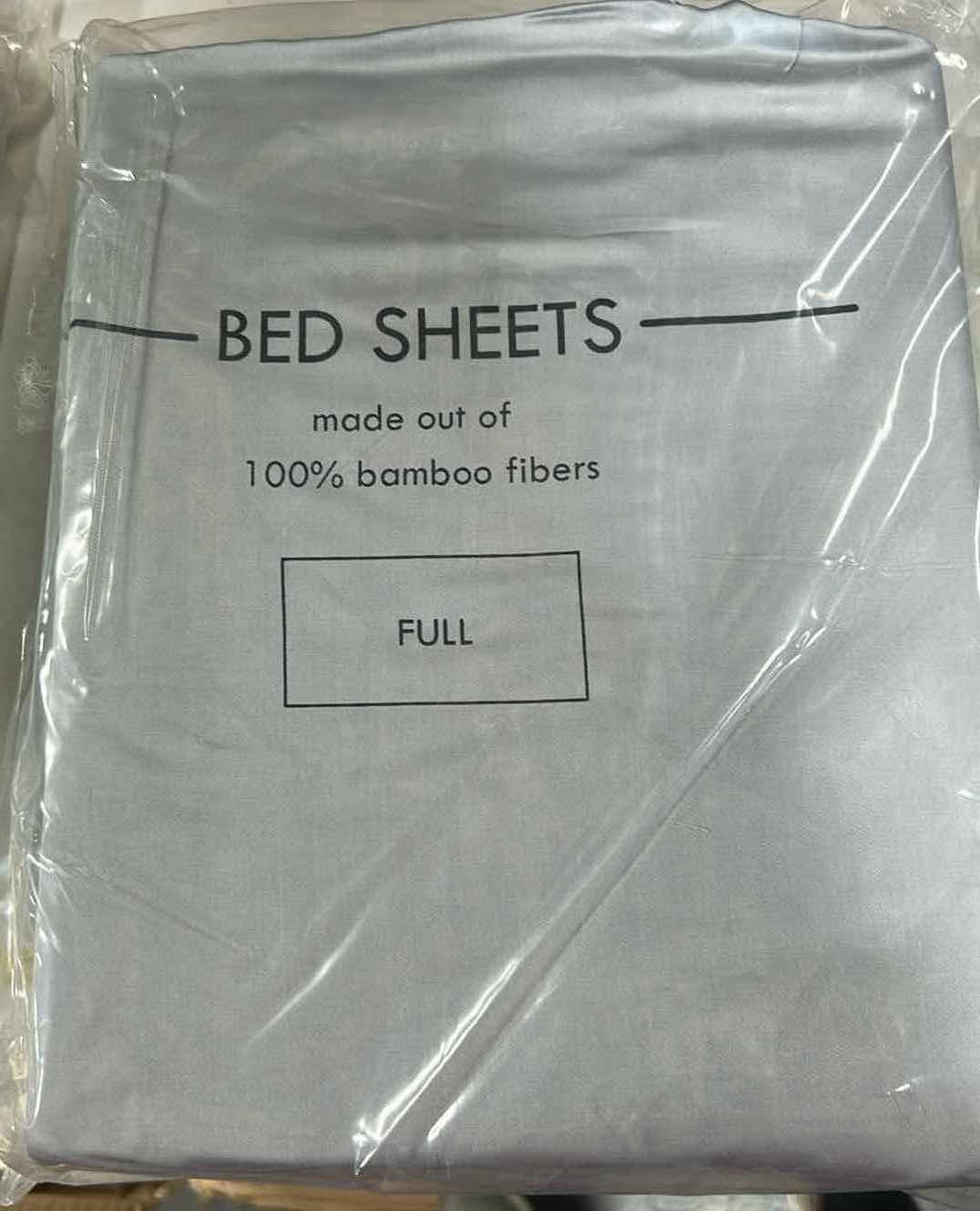 Photo 1 of $269 BAMBOO IS BETTER GREY 100% BAMBOO FIBERS FULL BED SHEET SET