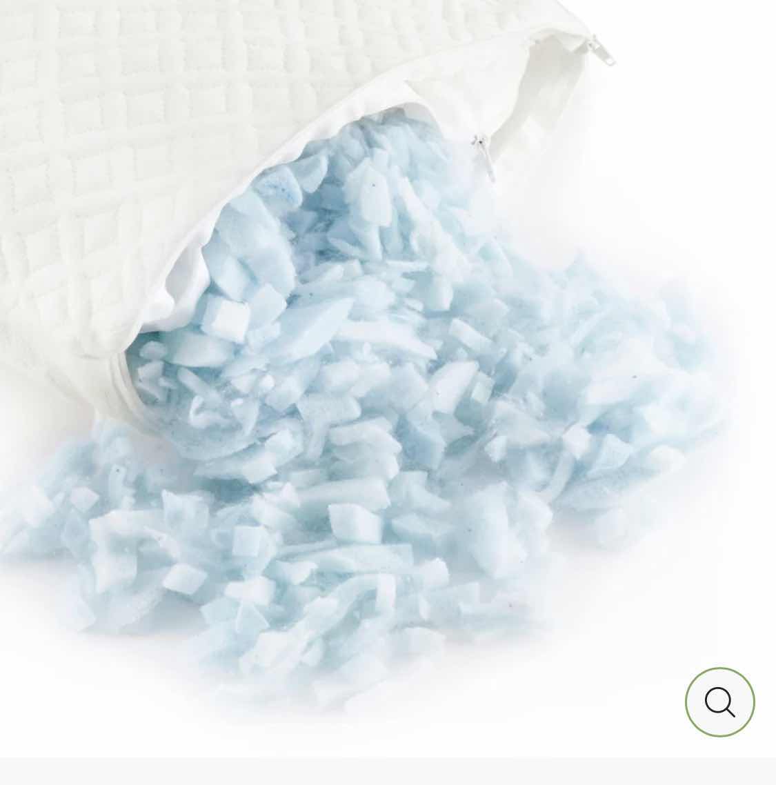 Photo 1 of 2- COOLING GEL MEMORY FOAM PILLOW REFILLS 1LB