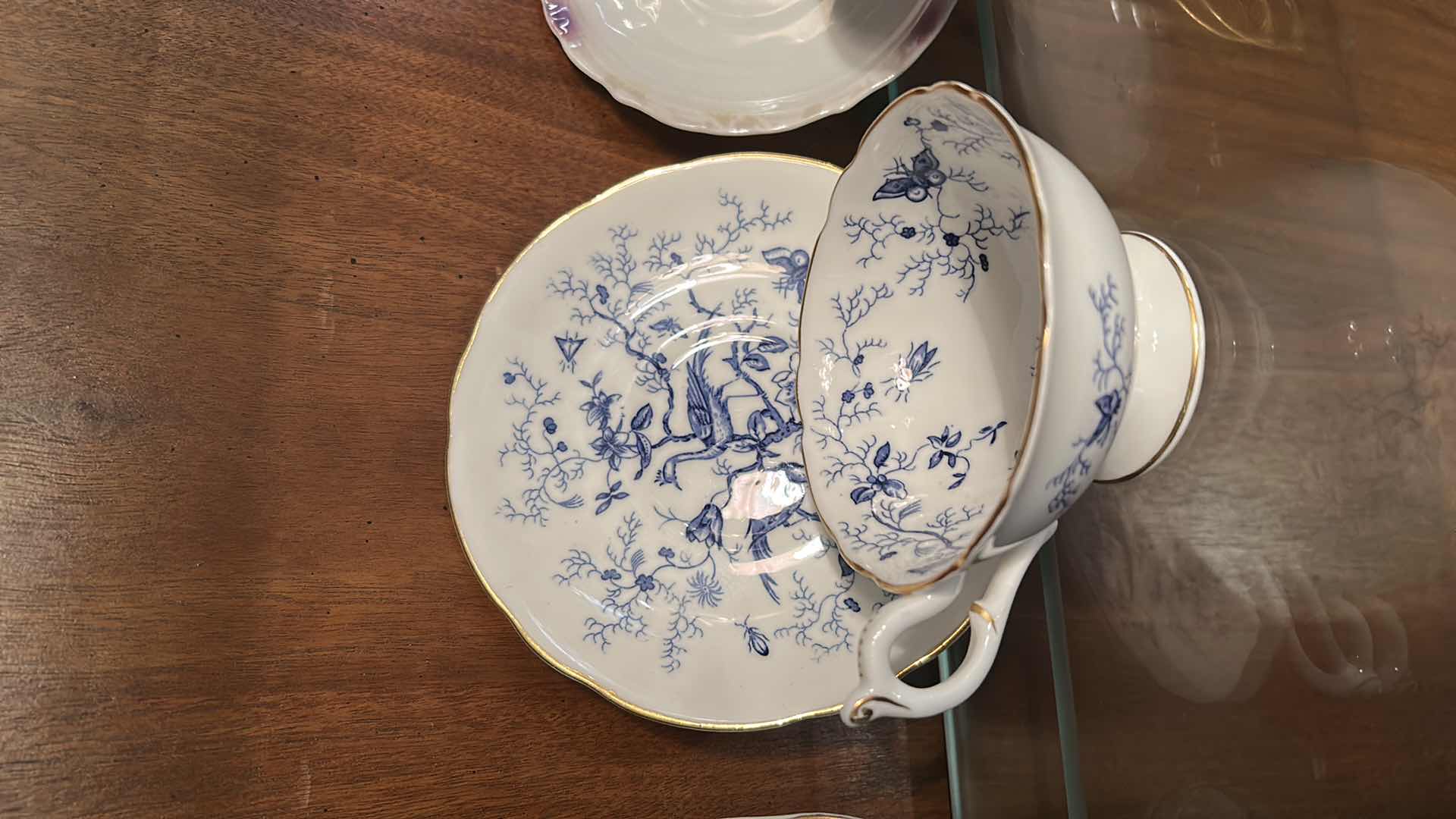 Photo 1 of 4 VINTAGE PORCELAIN CUP AND SAUCER SETS