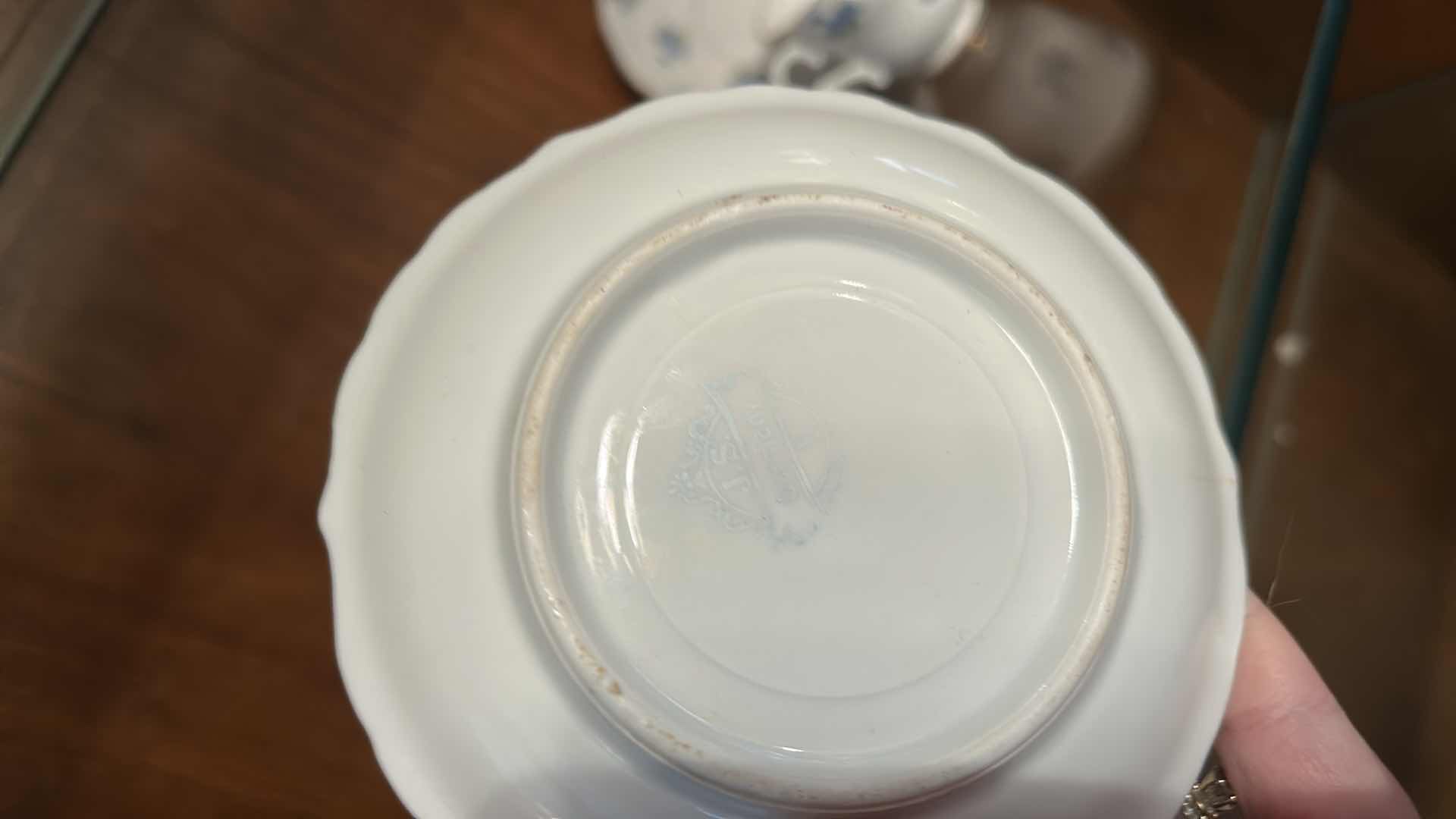 Photo 1 of 4 VINTAGE PORCELAIN CUP AND SAUCER SETS