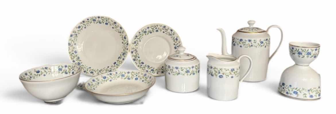 Photo 1 of 8 PC VINTAGE CHAMART LIMOGES PORCELAIN DINNERWARE