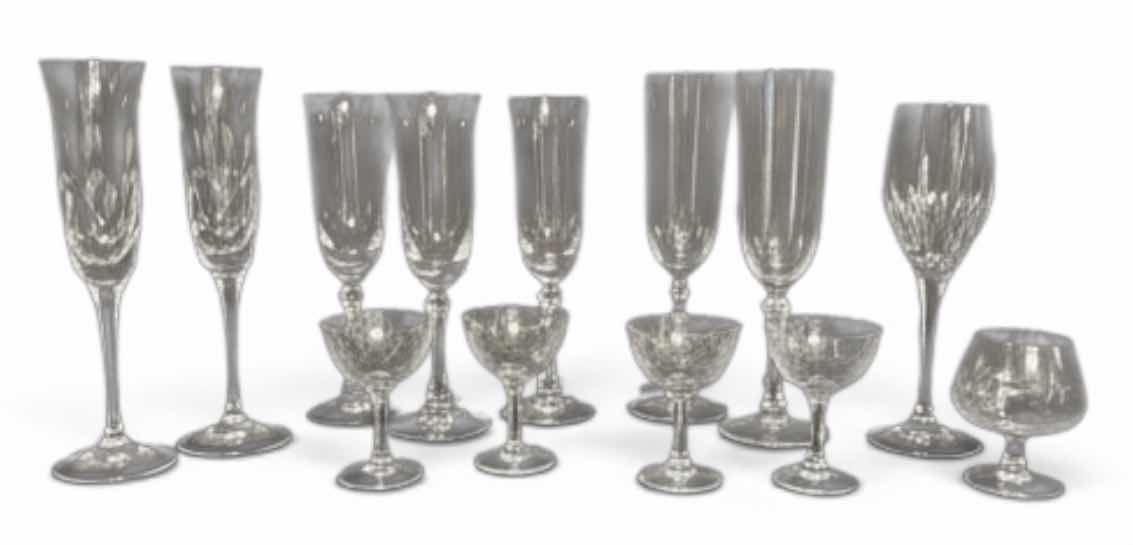 Photo 1 of 13 - GLASS STEMWARE