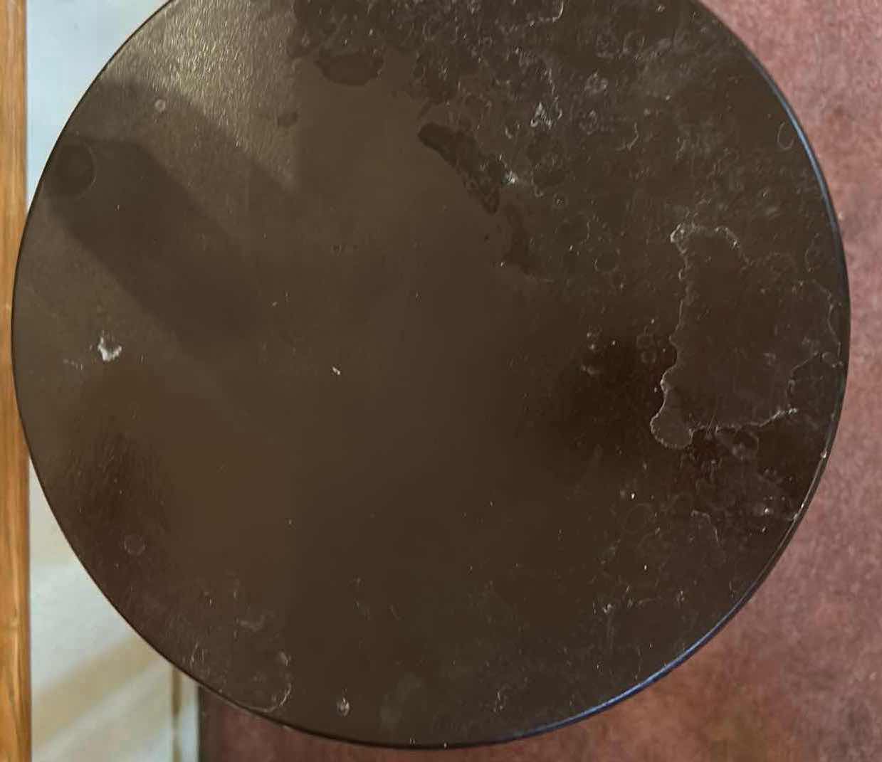 Photo 1 of DARK BROWN BUTLER SPECIALTY ARIELLE SIDE TABLE W FLARED LEGS H 25"