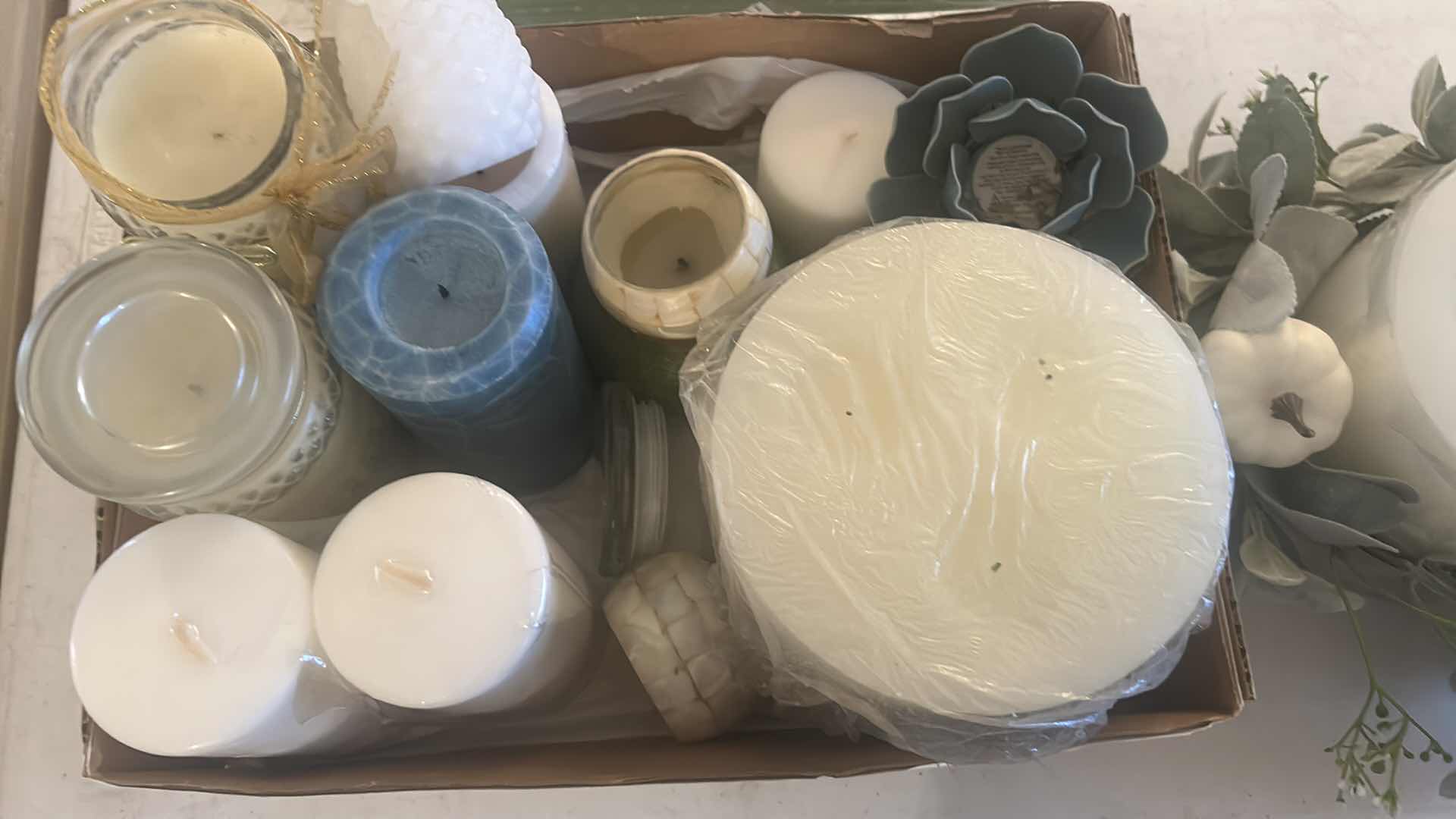 Photo 1 of CONTENTS OF BOX CANDLES