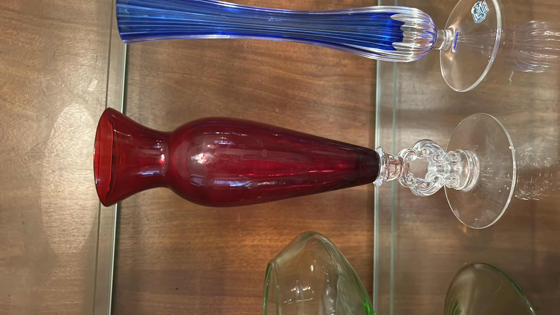 Photo 1 of VINTAGE ITALIAN ART GLASS VASES, (TALLEST H10.5”)
