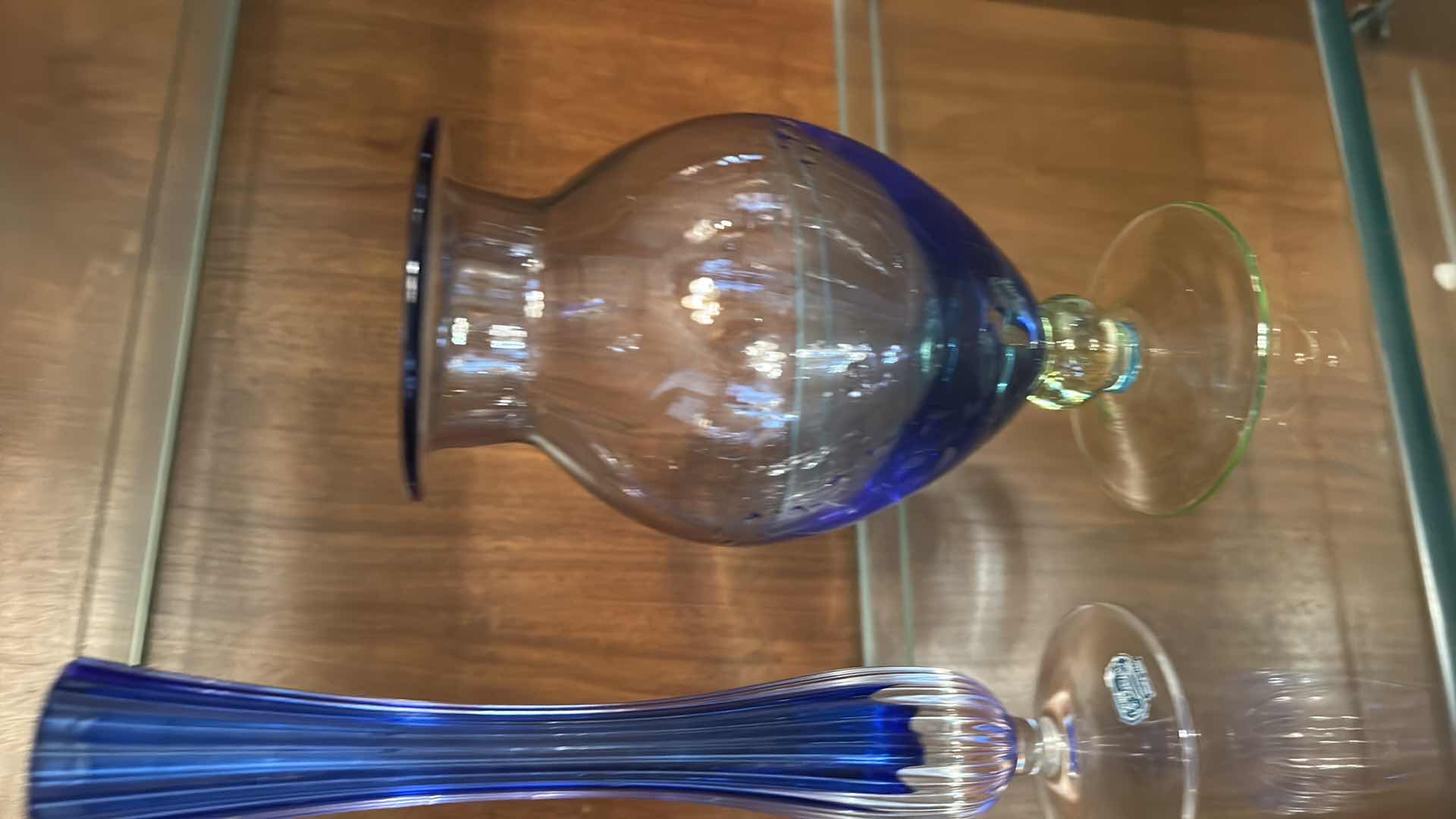 Photo 1 of VINTAGE ITALIAN ART GLASS VASES, (TALLEST H10.5”)