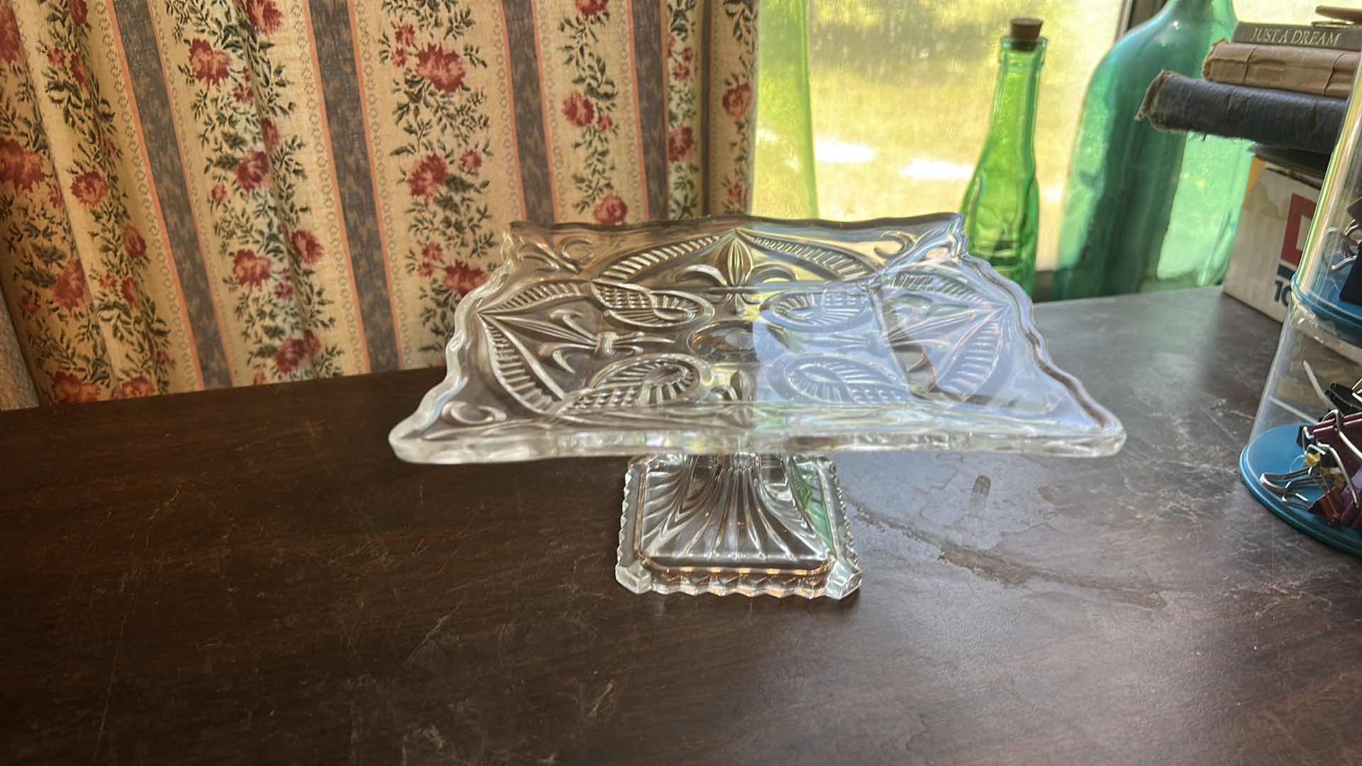 Photo 1 of VINTAGE PINK AND CLEAR DEPRESSION GLASS ITEMS.