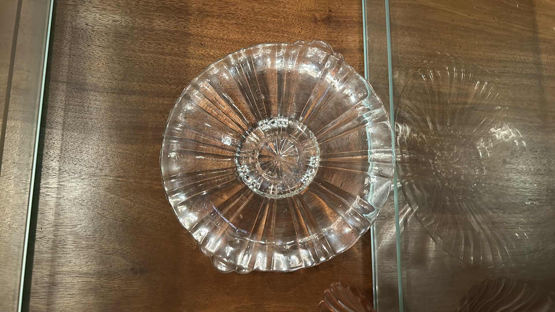Photo 1 of VINTAGE PINK AND CLEAR DEPRESSION GLASS ITEMS.