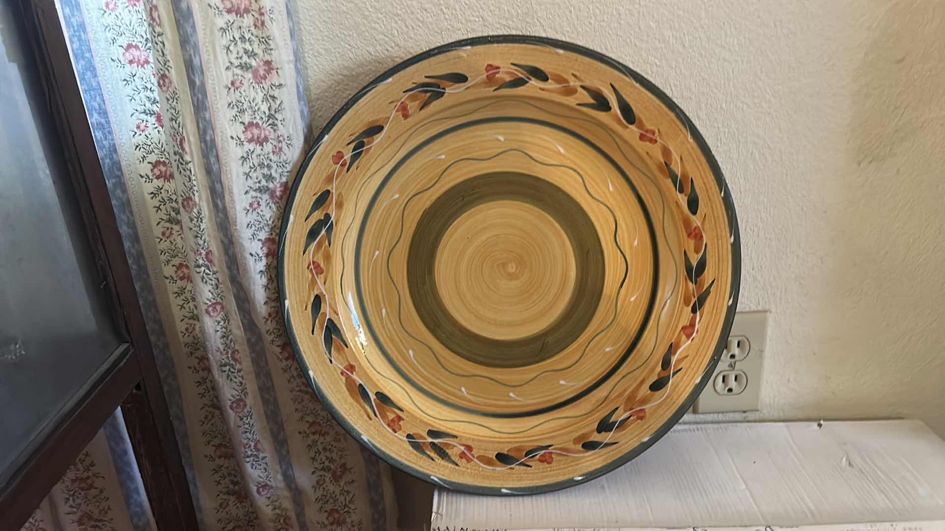 Photo 1 of LARGE FURIO ITALIAN CERAMIC PLATTERS  ( ROUND 15.5”)