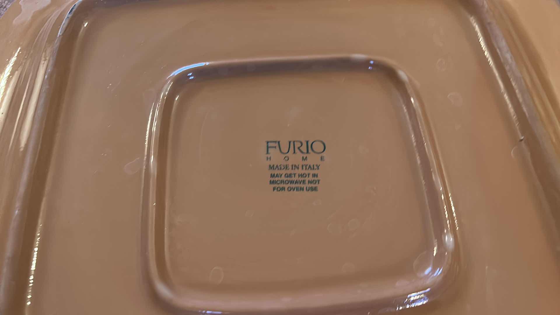 Photo 1 of LARGE FURIO ITALIAN CERAMIC PLATTERS  ( ROUND 15.5”)