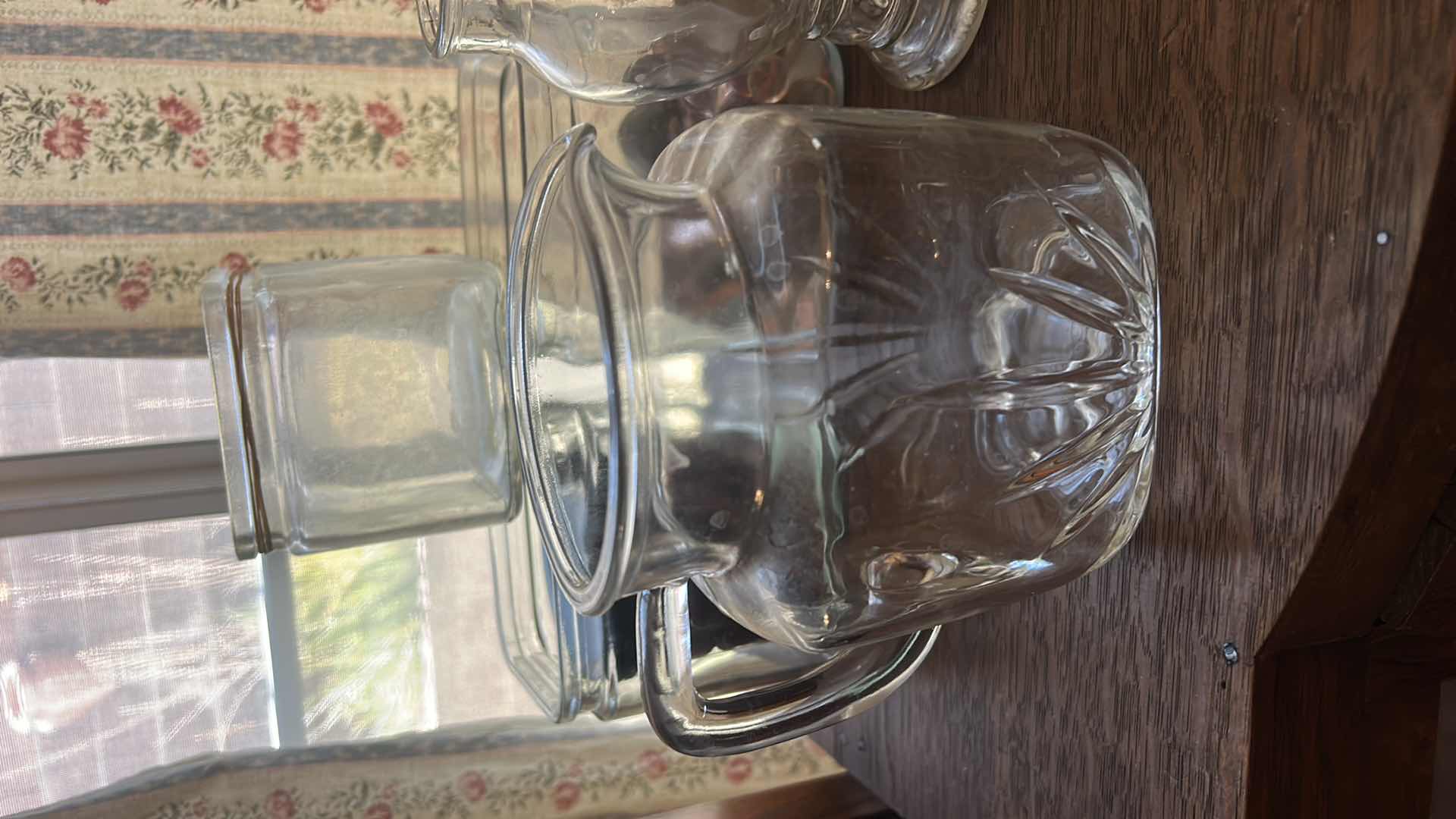 Photo 1 of 12- COLORED & CLEAR GLASS VASES VARIOUS SIZES