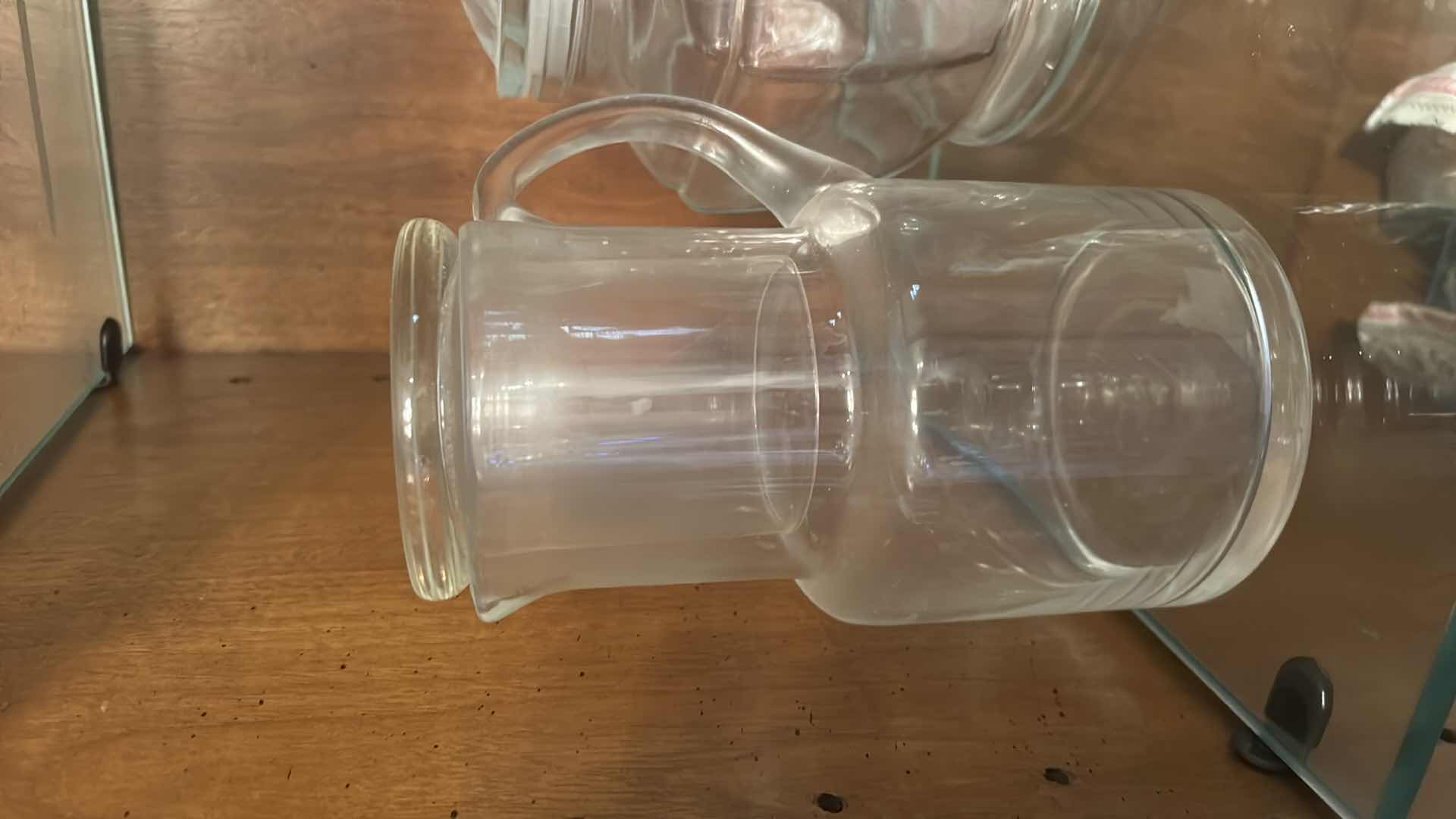 Photo 1 of GLASS PCS - ICE BUCKET, APPLE PLATES, PITCHER, BOWL, LIDDED JAR & MORE