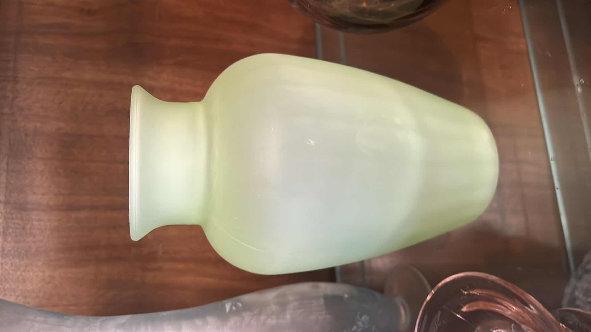 Photo 1 of 6 PC COLORED GLASS VASES & BOWLS