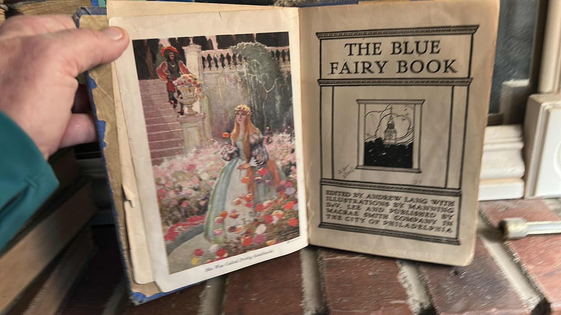 View 4 of THE BLUE FAIRY BOOK BY ANDREW LANG BOUND 1944