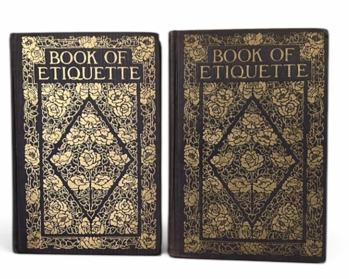 Photo 1 of 2 VINTAGE “BOOK OF ETIQUETTE”HARDCOVER BOOKS
