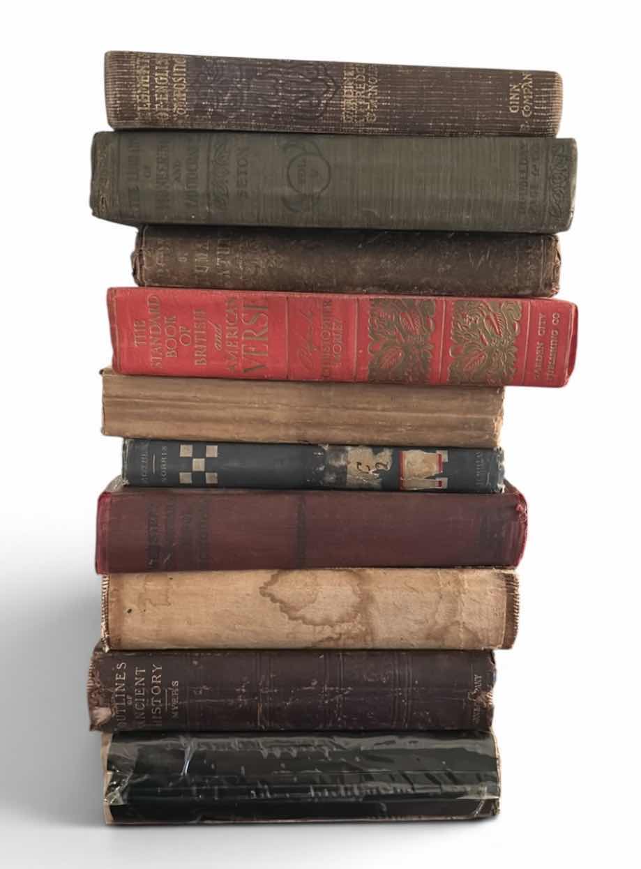Photo 1 of STACK OF VINTAGE AND ANTIQUE BOOKS