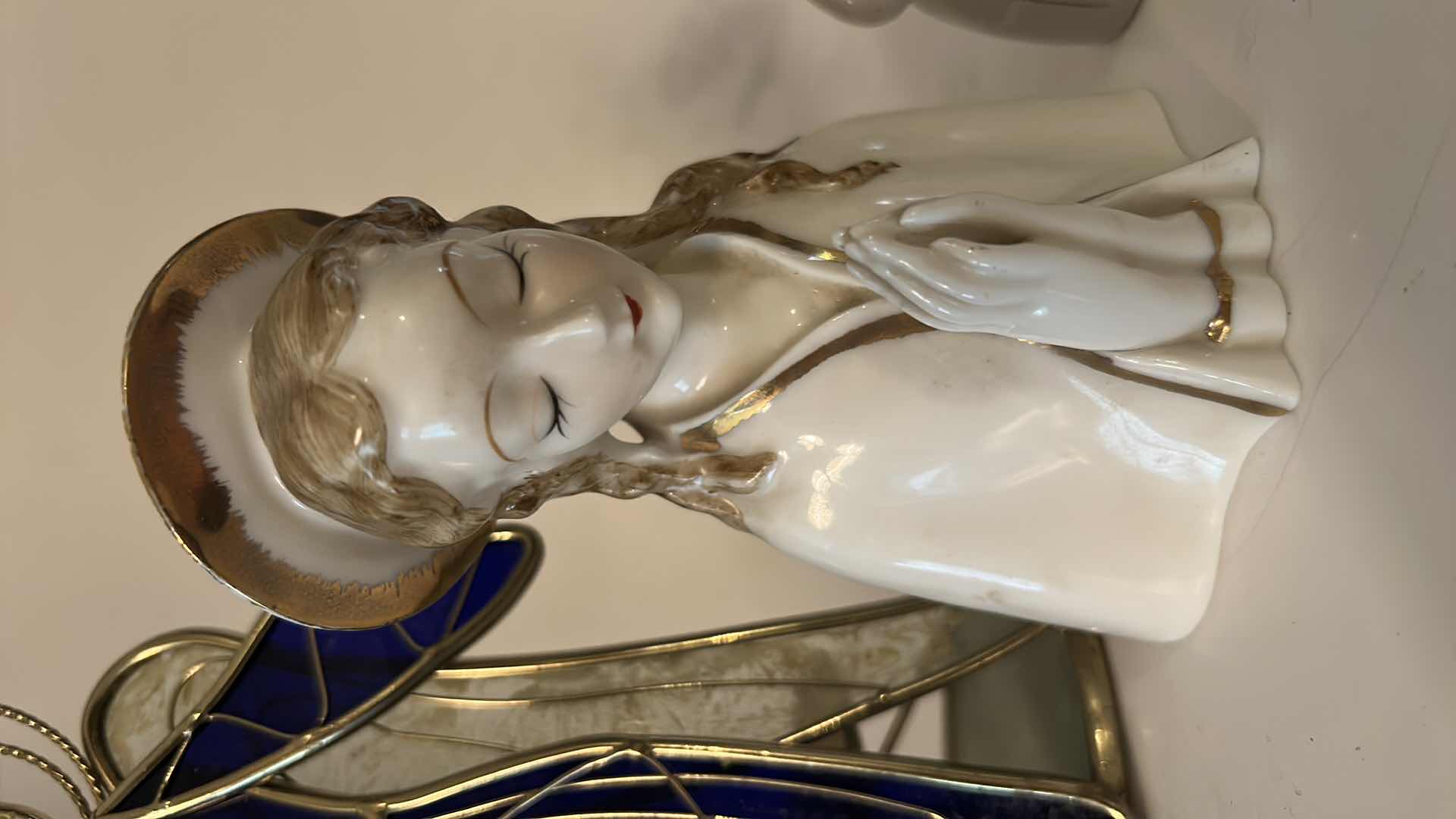 Photo 1 of FIGURINES - ANGELS AND RELIGIOUS STATUES (TALLEST H8”)