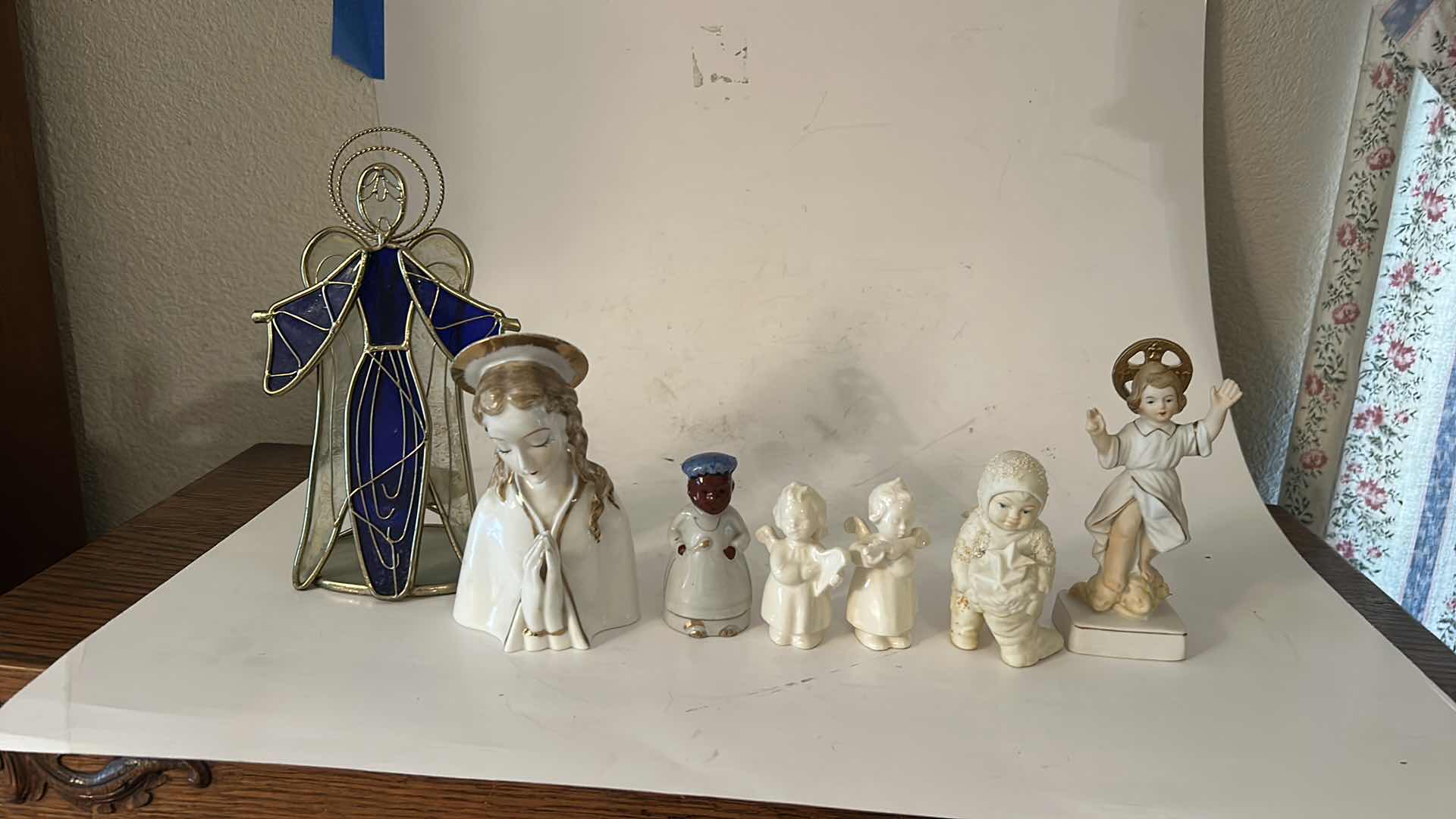 Photo 1 of FIGURINES - ANGELS AND RELIGIOUS STATUES (TALLEST H8”)