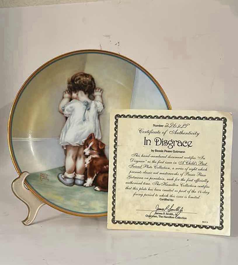 Photo 1 of HAMILTON "IN DISGRACE"  COLLECTIBLE PLATE