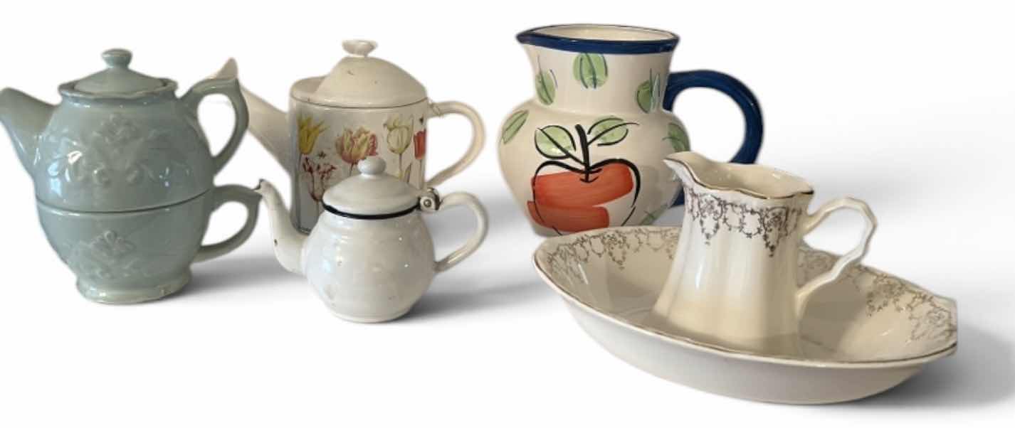 Photo 1 of COLLECTION OF CERAMIC PITCHERS AND MORE