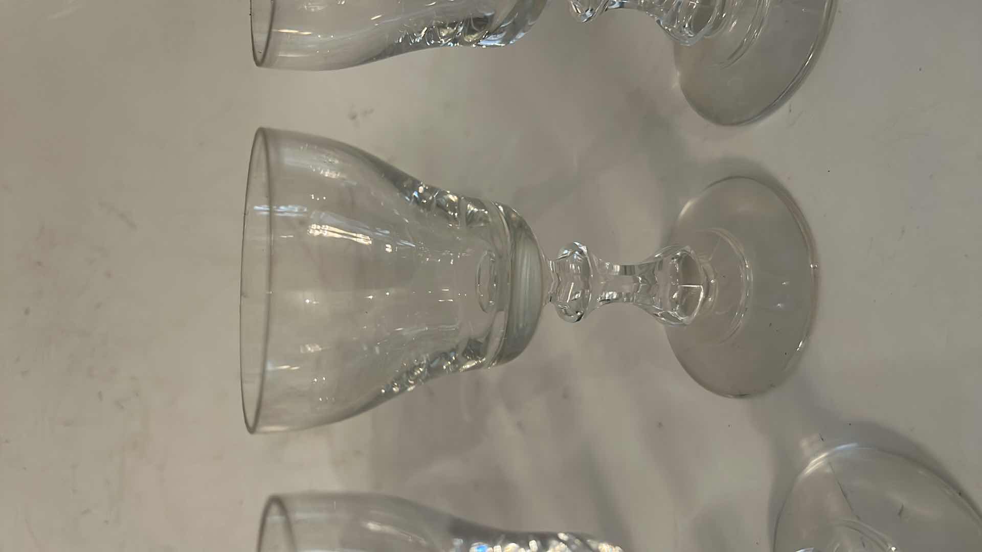Photo 1 of 8 VINTAGE CRYSTAL CORDIAL GLASSES