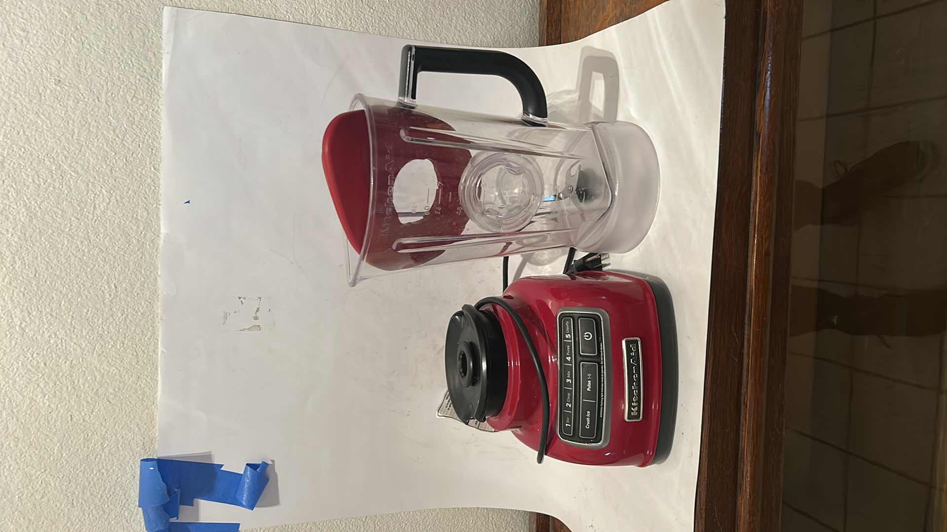 Photo 1 of RED KITCHEN AID BLENDER