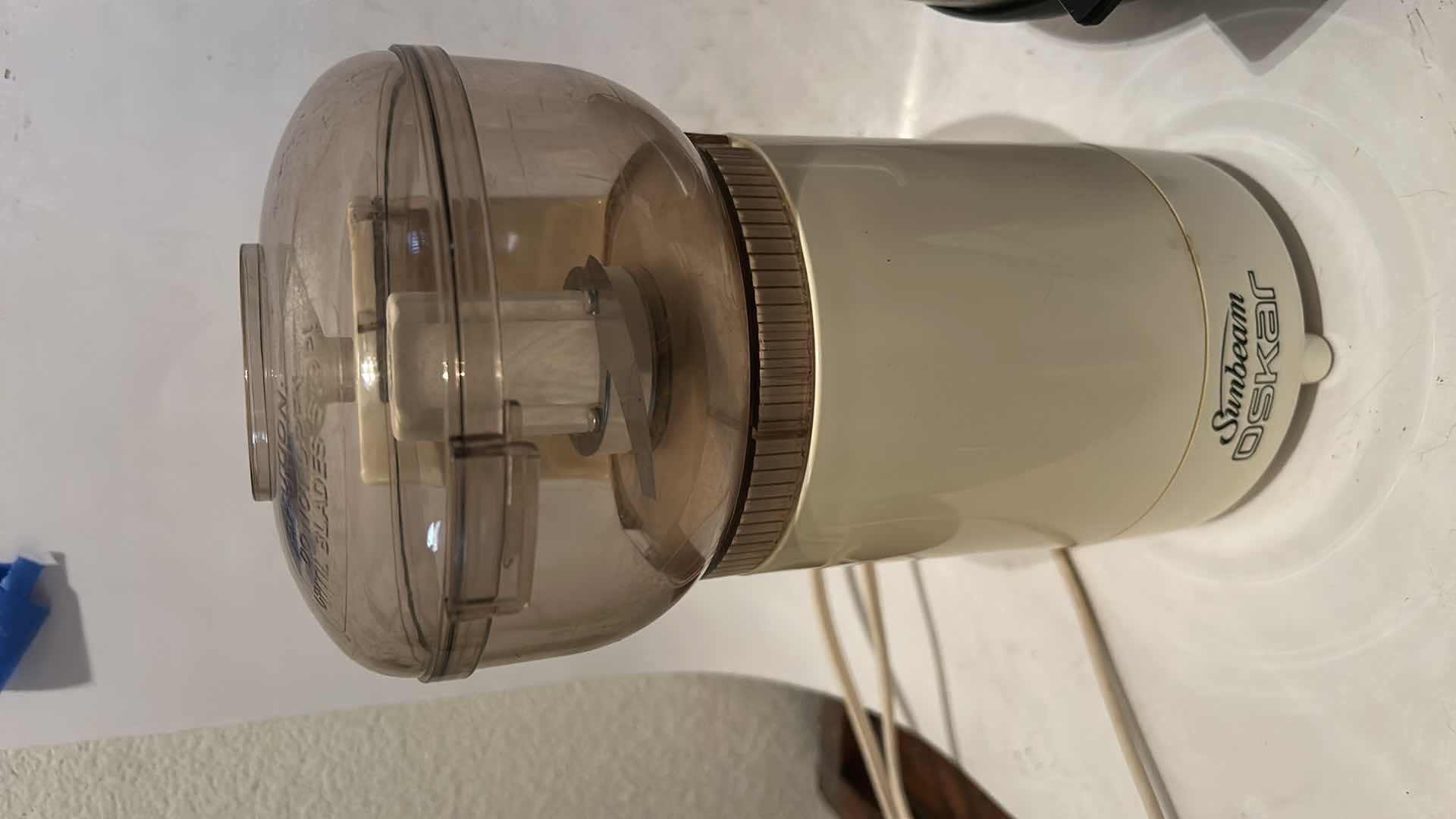Photo 1 of KITCHEN APPLIANCES- WAFFLE MAKER, OSKAR FOOD PROCESSOR