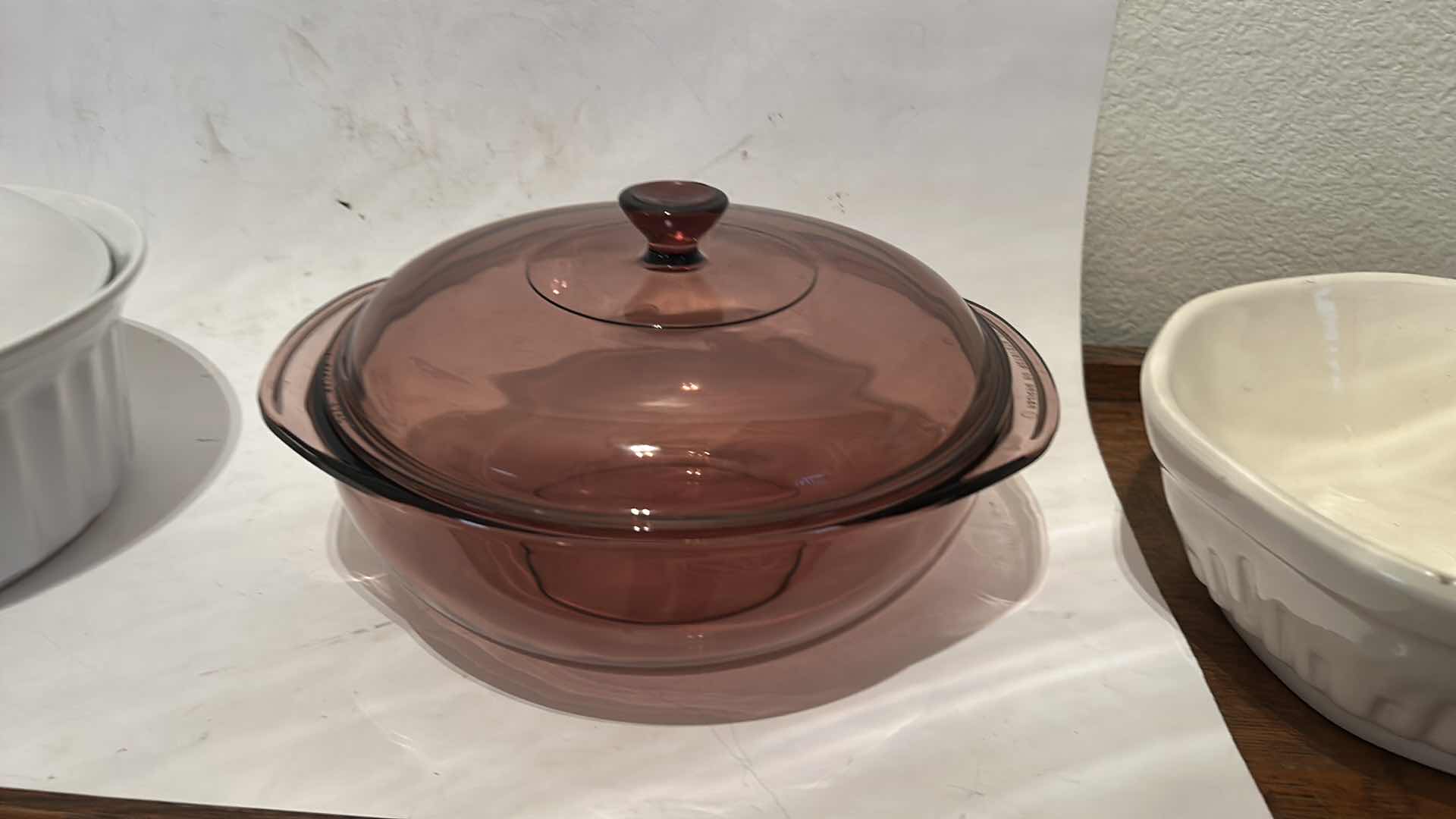 Photo 1 of CASSEROLE DISHES AND MIXING BOWL
