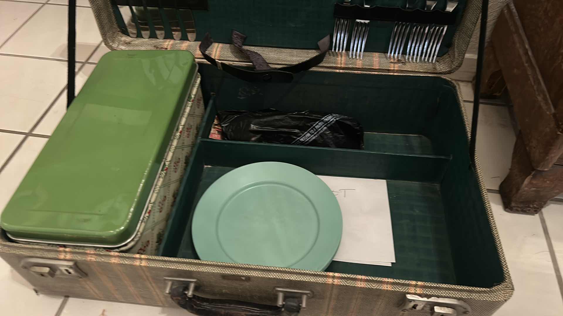 Photo 1 of VINTAGE PICNIC BASKET