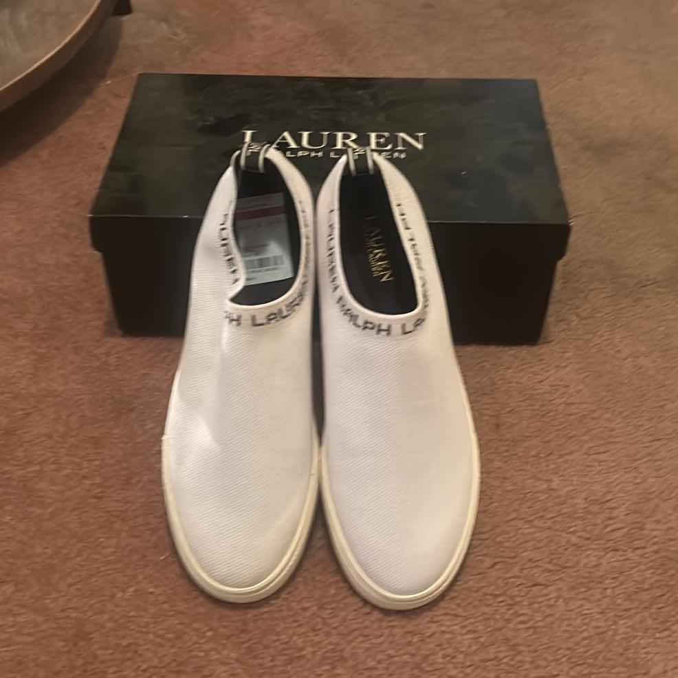 Photo 1 of RALPH LAUREN SLIP ON SNEAKERS SIZE 9