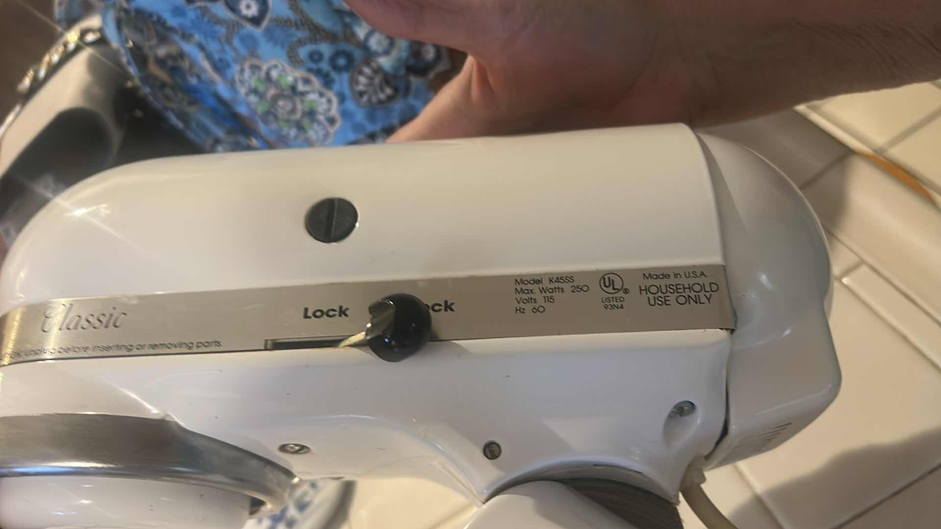 Photo 1 of KITCHEN AID MIXER