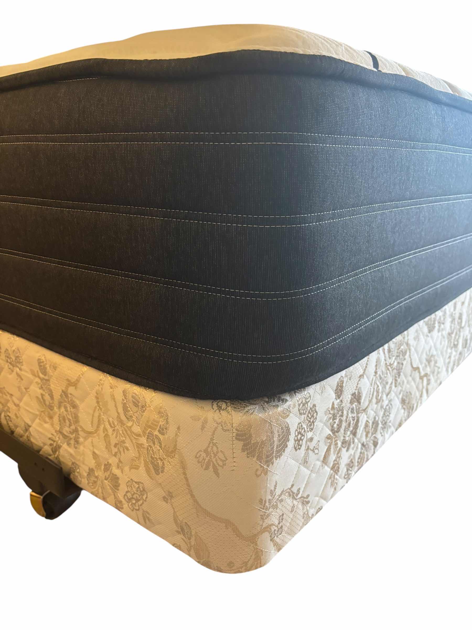 Photo 1 of BEAUTYREST EXTRA FIRM KING SIZE BED WITH VINTAGE HEADBOARD